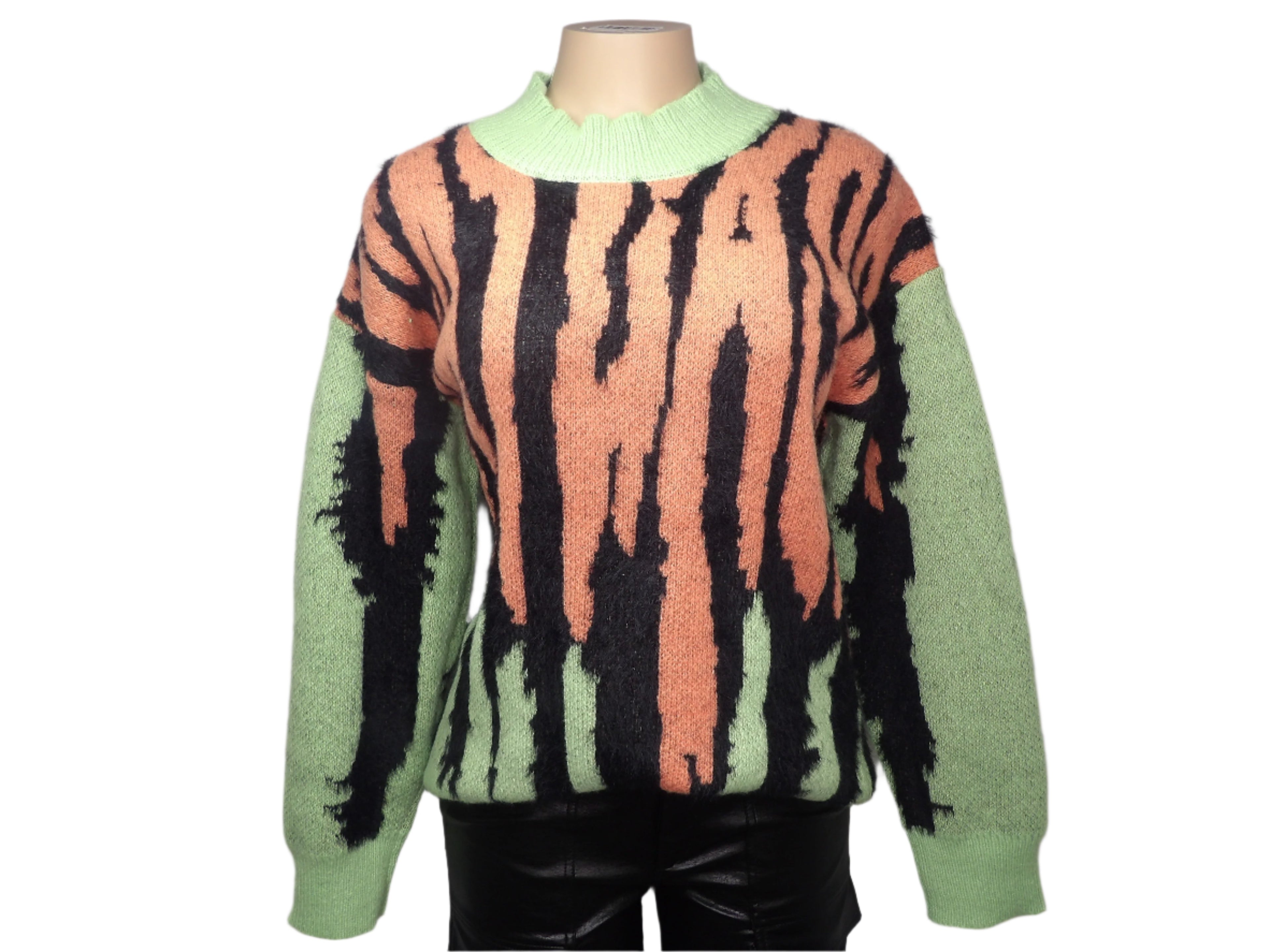 Tiger Stripes Knit Sweater