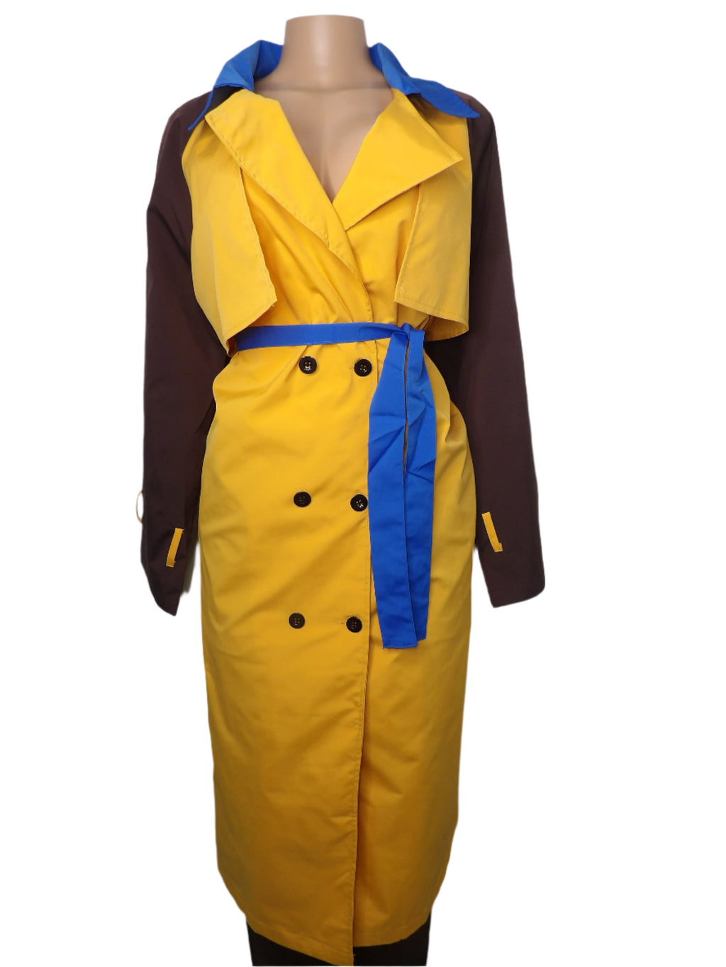 Chic Double Breasted Long Coat