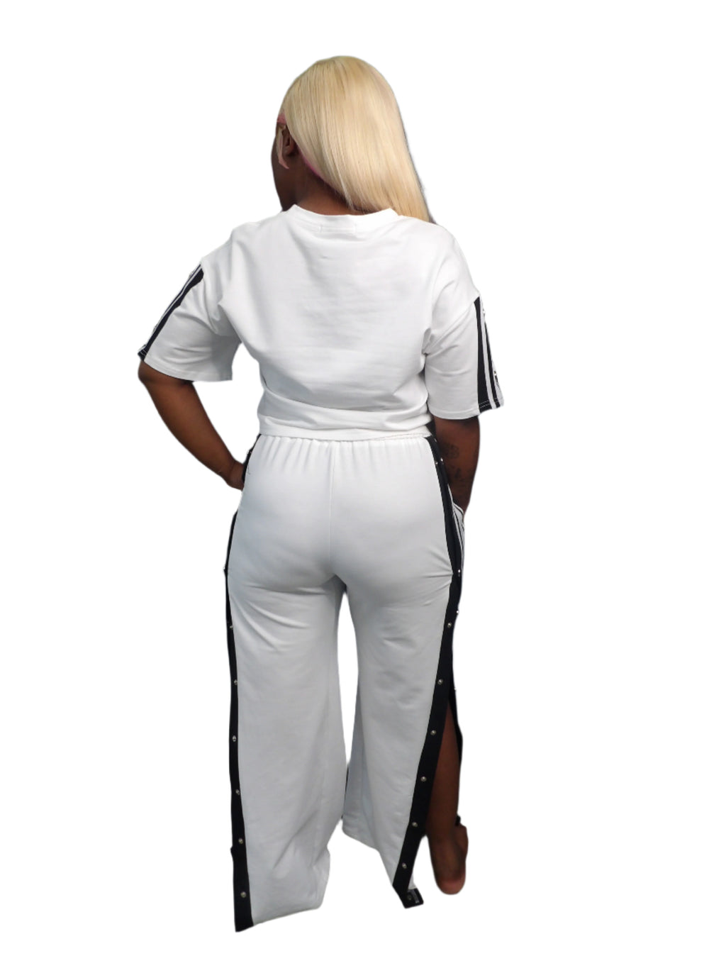Side Snap Wide Leg Track Set