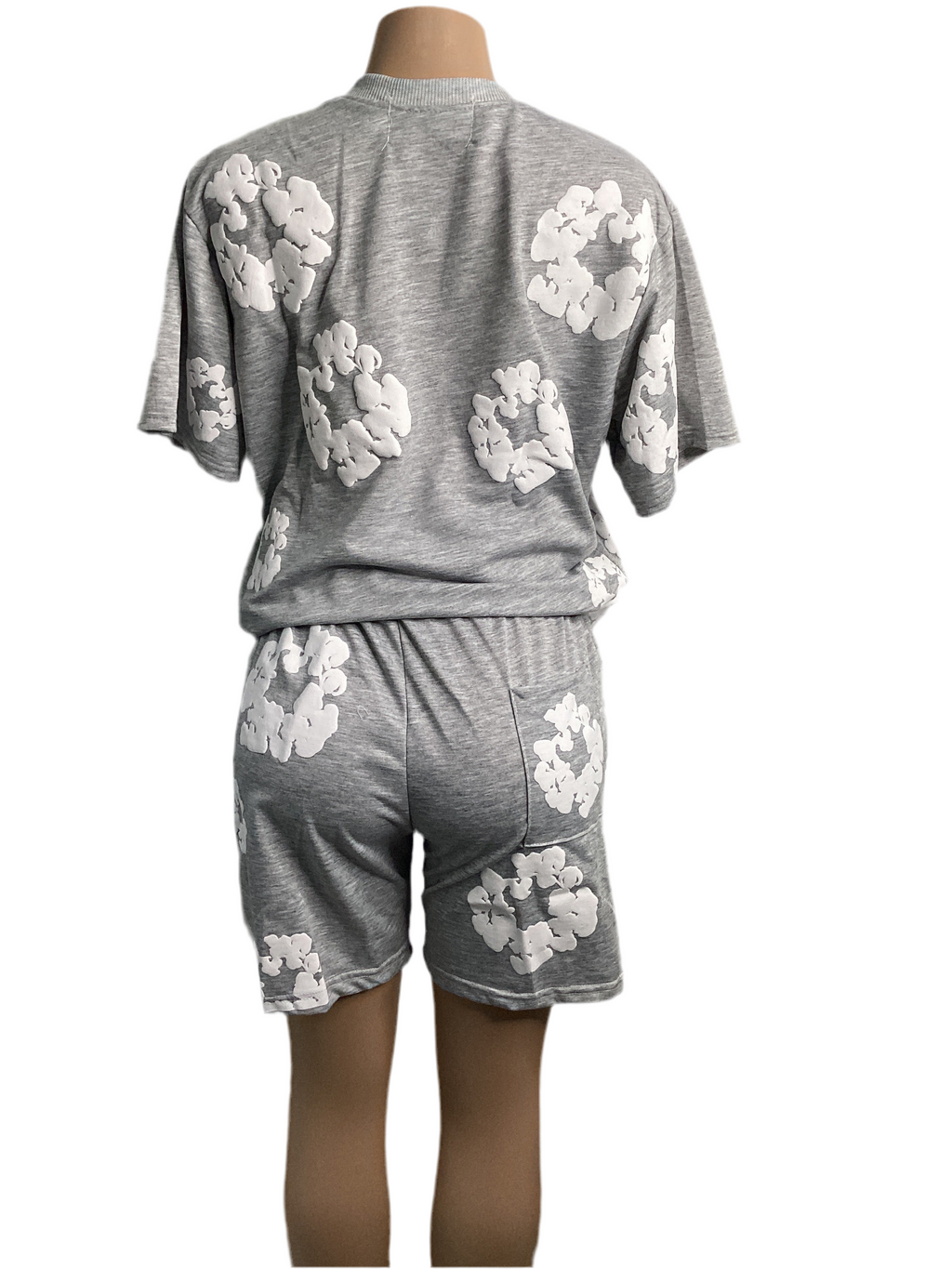 All Over Flower Short Set