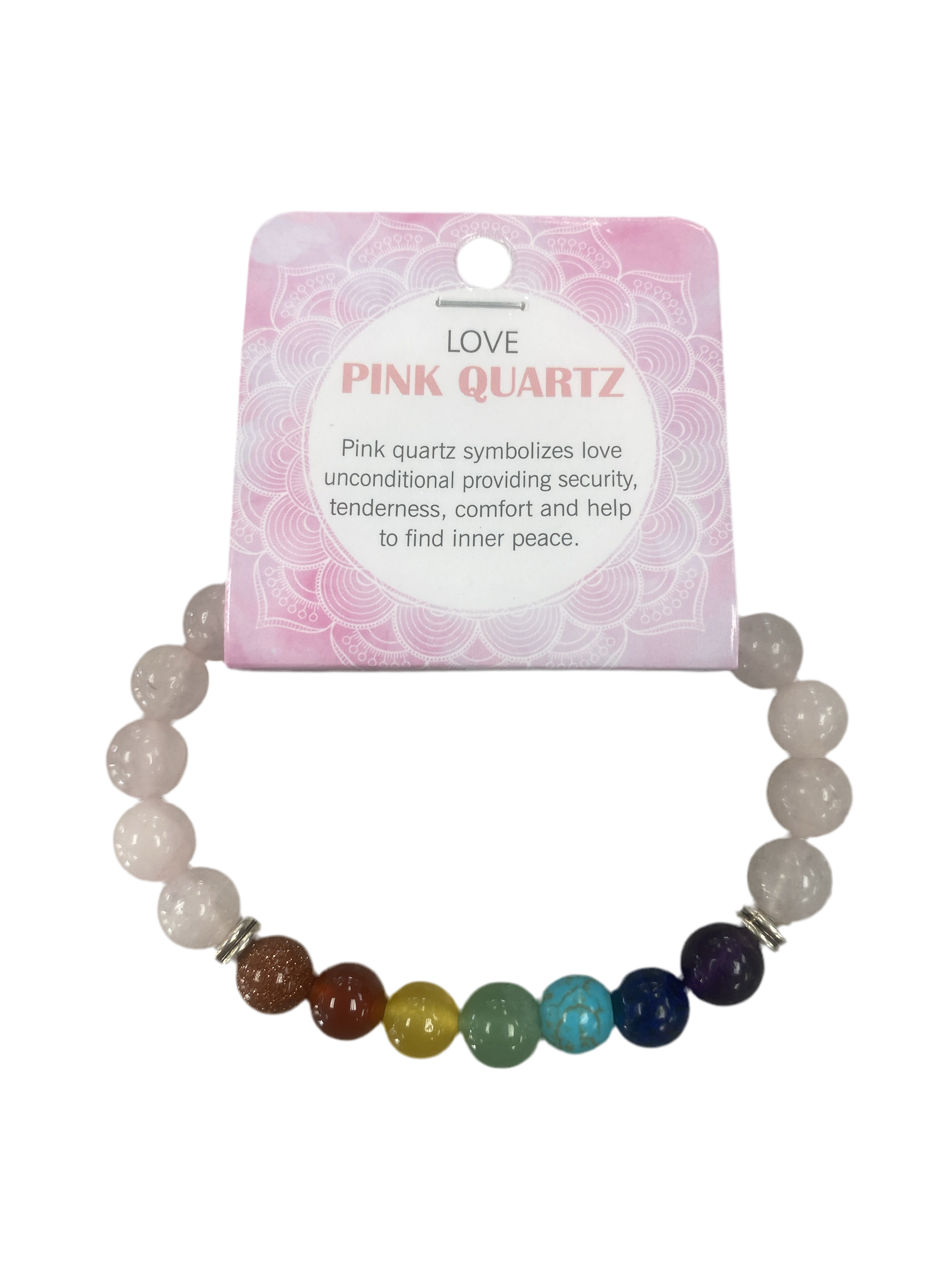 Pink Quartz Love Bracelet