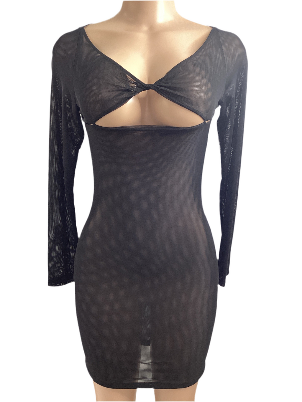 Mesh Mini Dress