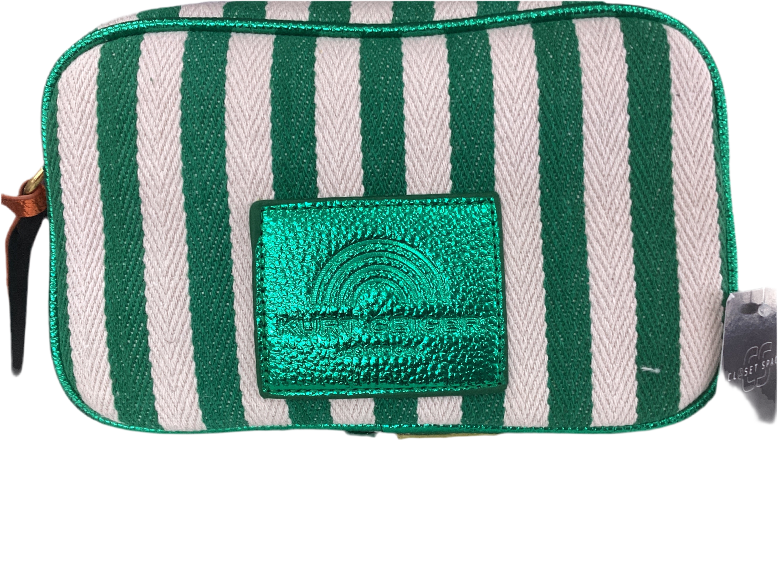 Stripped Boxy Crossbody Bag