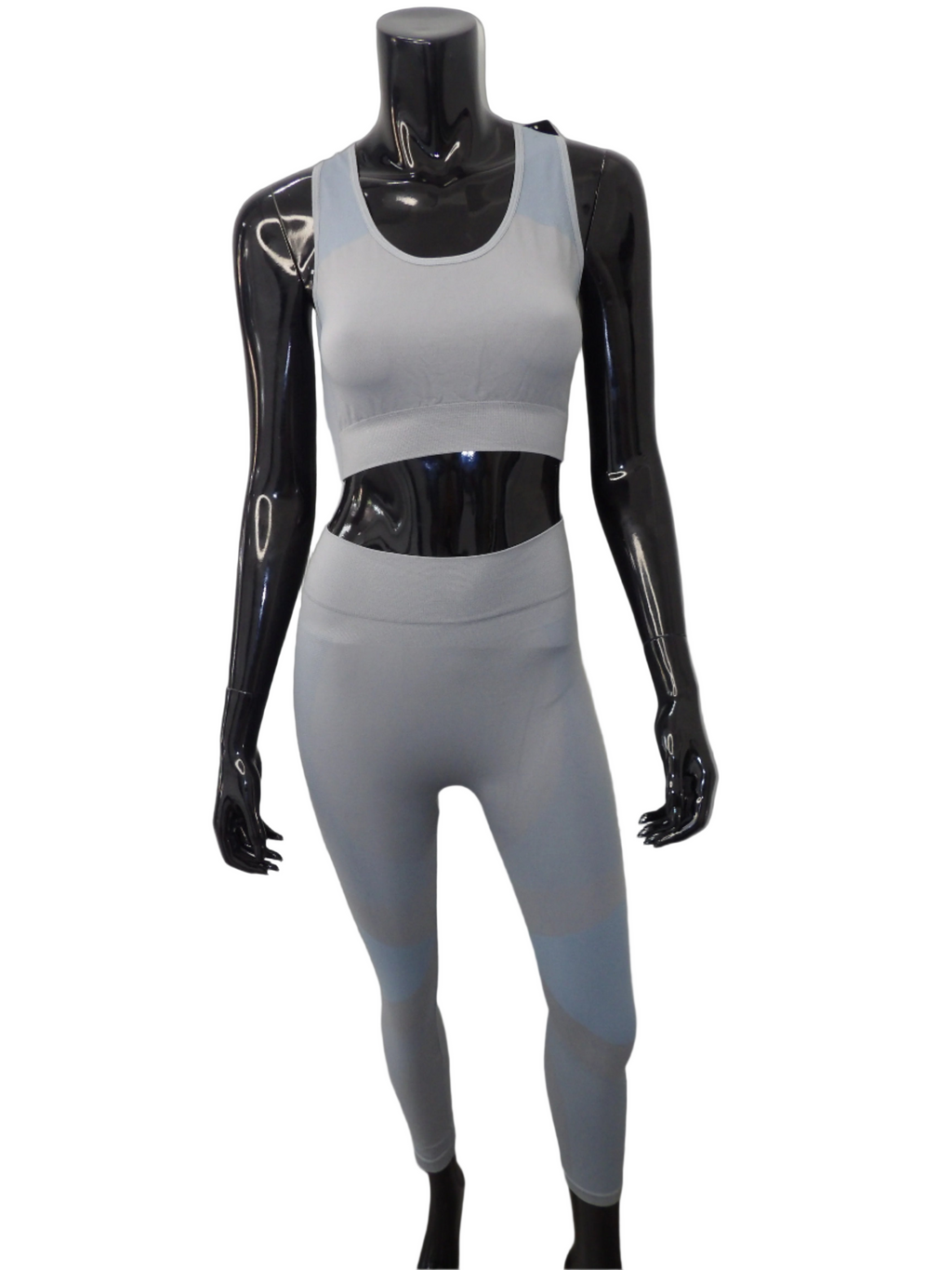 2 Piece High Waisted Seamless Leggings Stretchy Sports Bra Sets