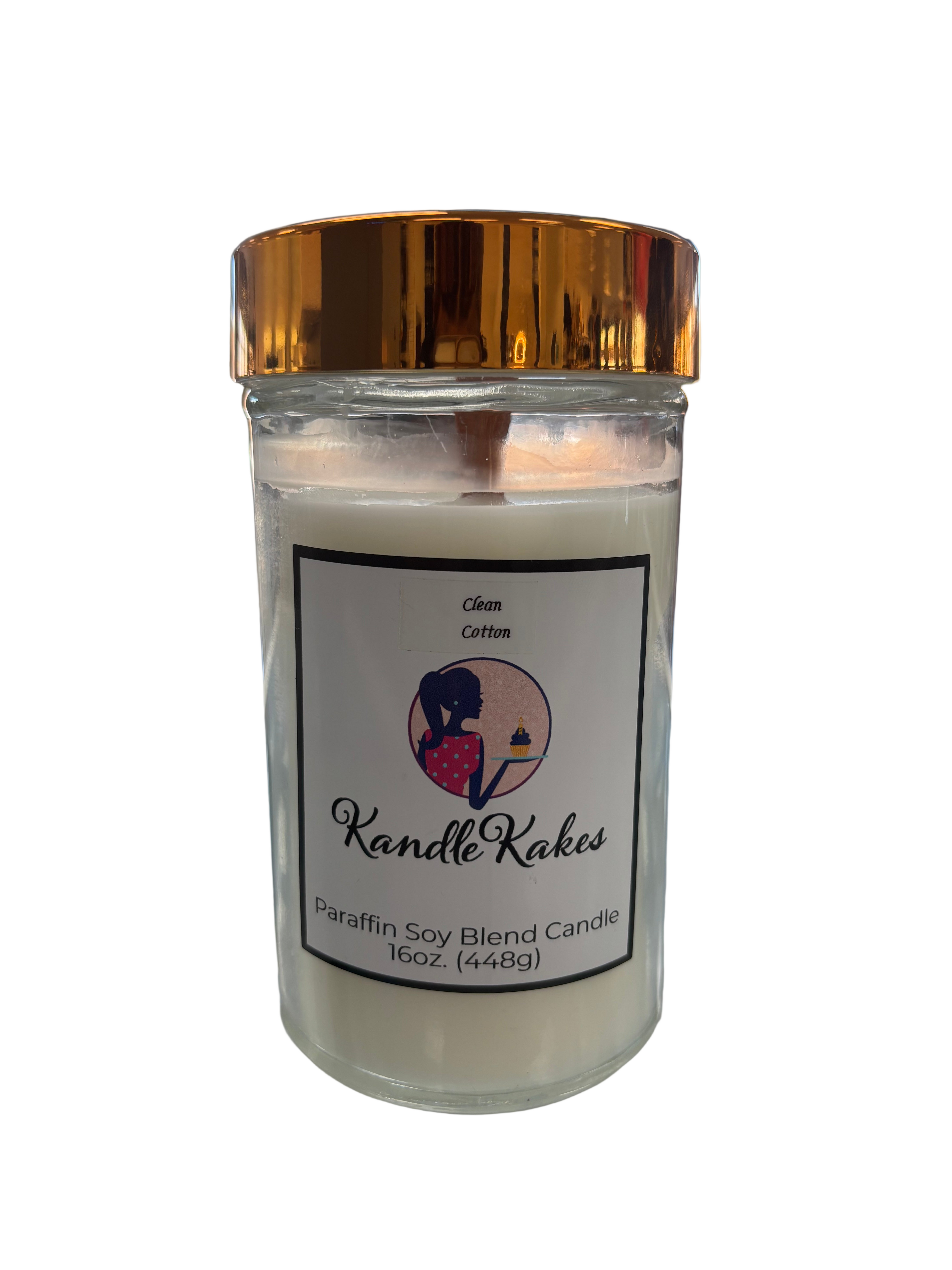 Clean Cotton Tall Soy Candle