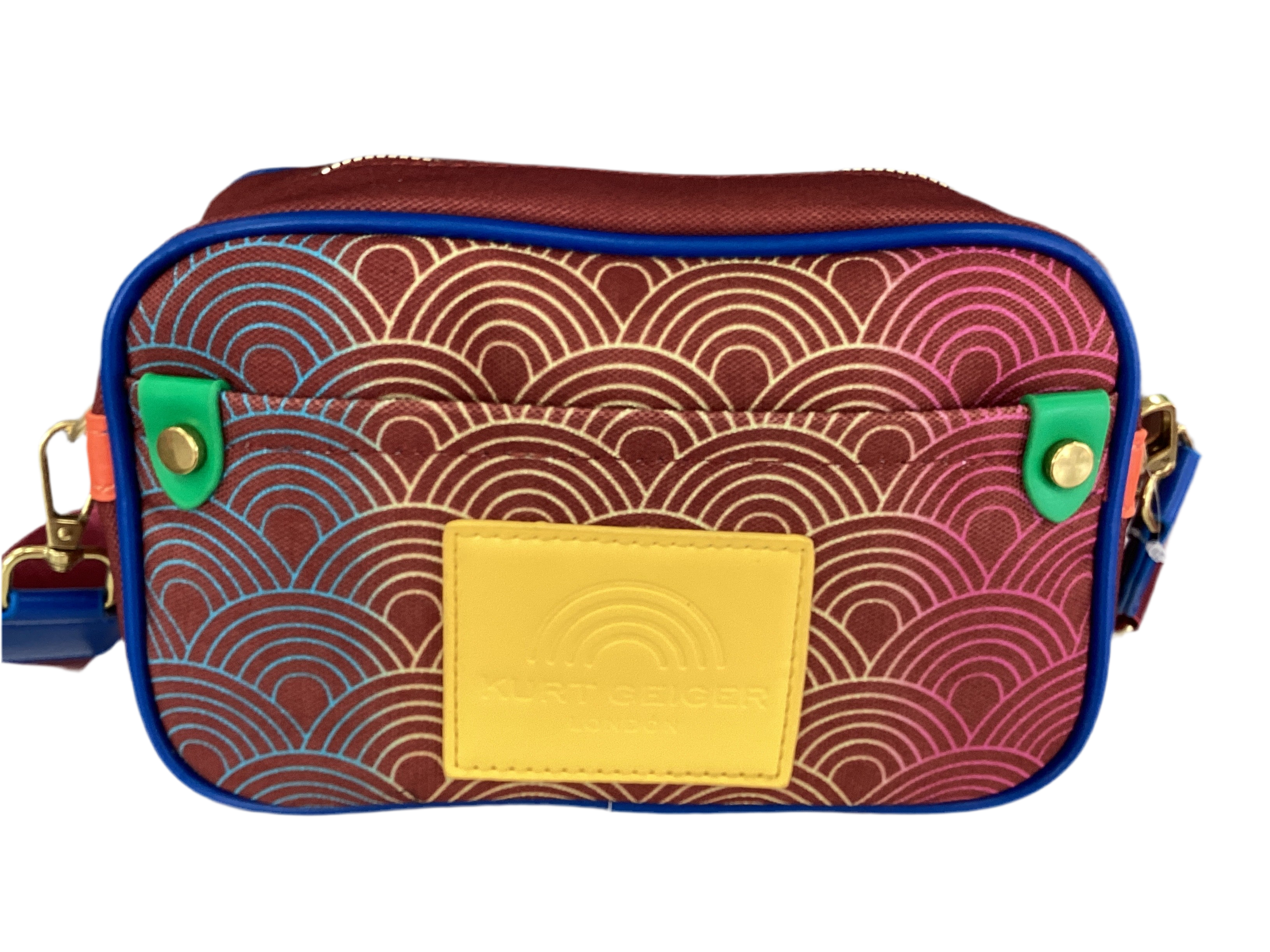 Colorful Wave Print Crossbody