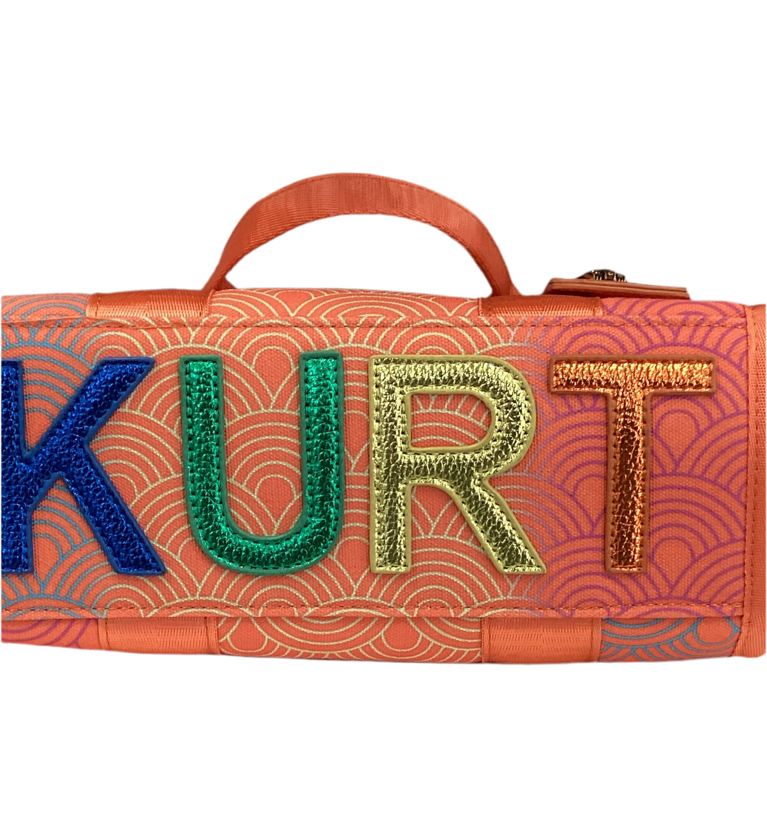 Multi-Color Wave Pattern Tote Bag