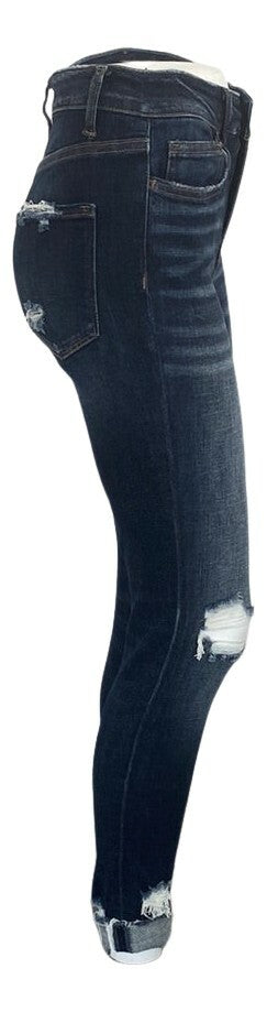 FLYING MONKEY Crop Ankle Jeans - Closet Space