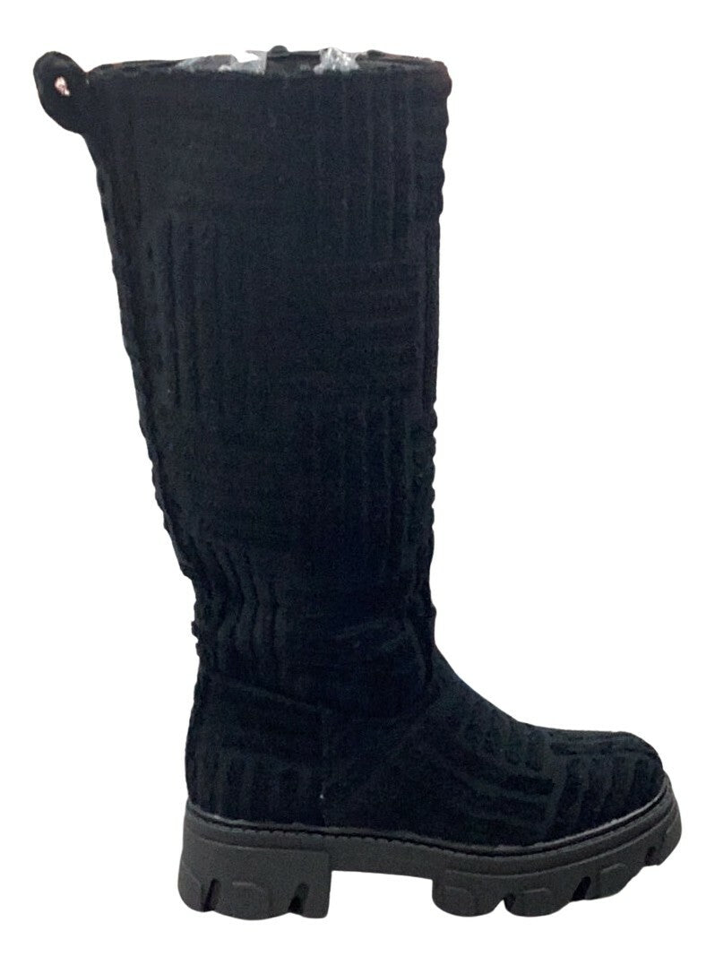 Terry Cloth Pull-On Platform Boot - Closet Space