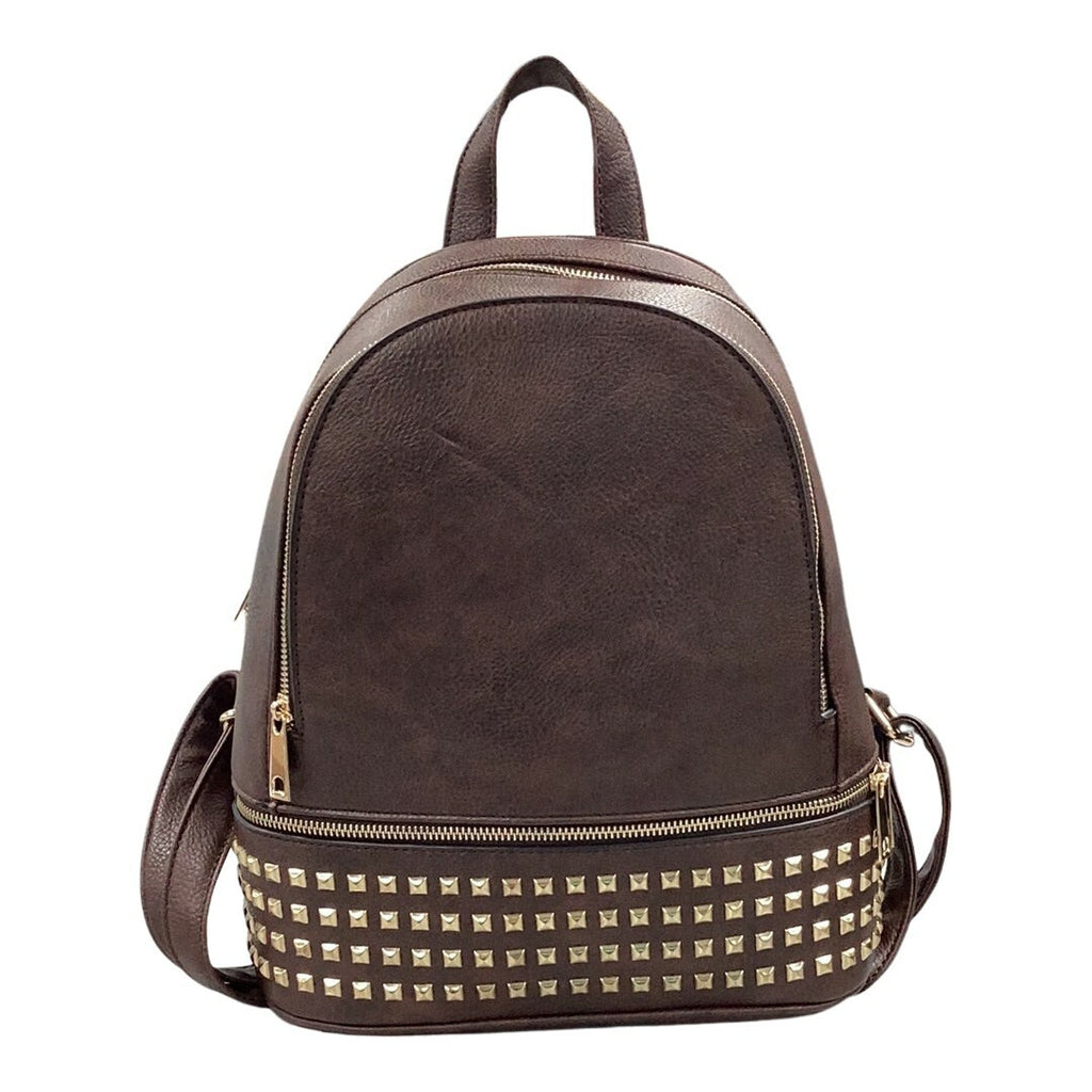 Studded Leather Backpack - Closet Space