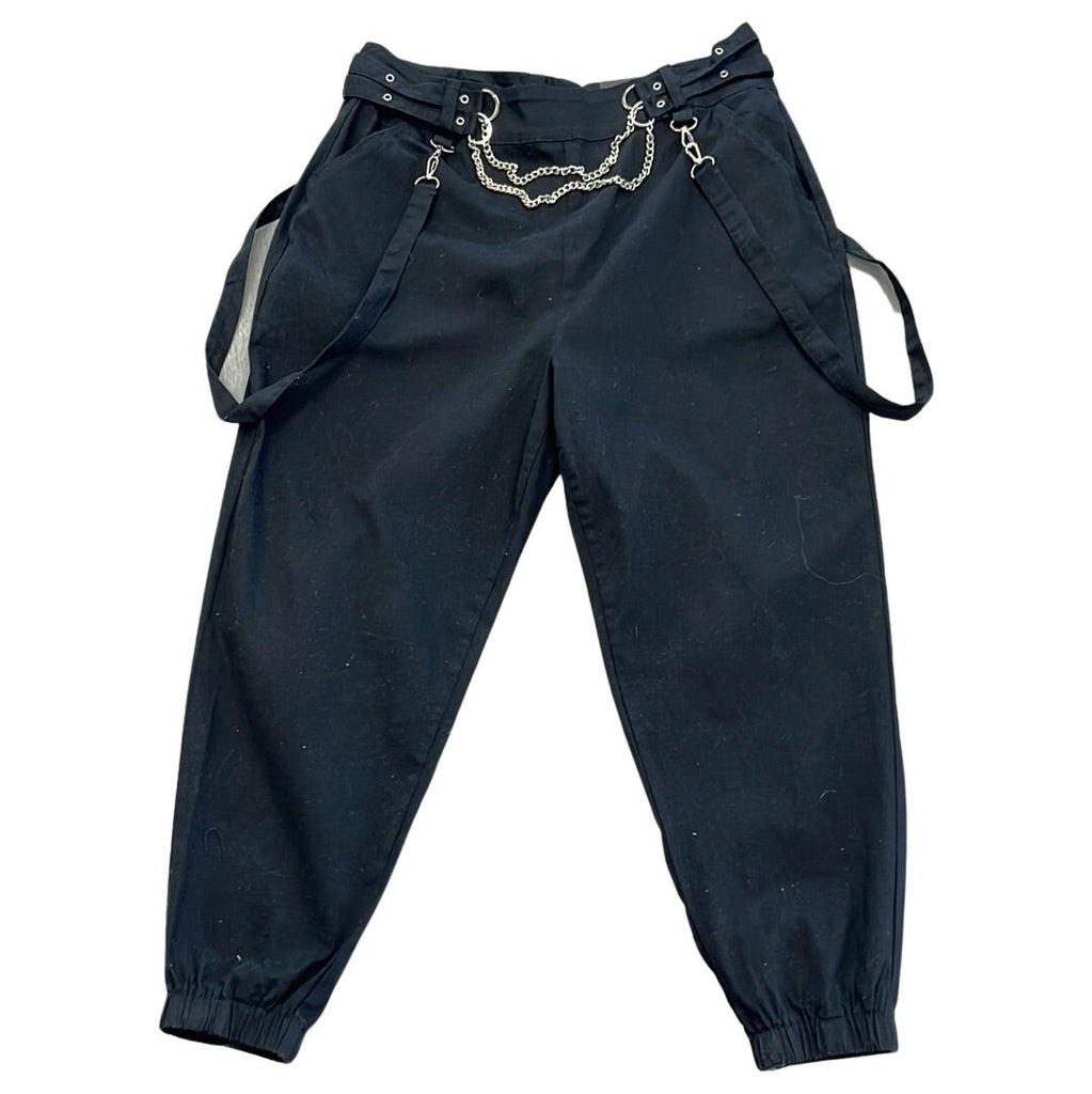 Curvy - Chain Belt Suspender Joggers - Closet Space