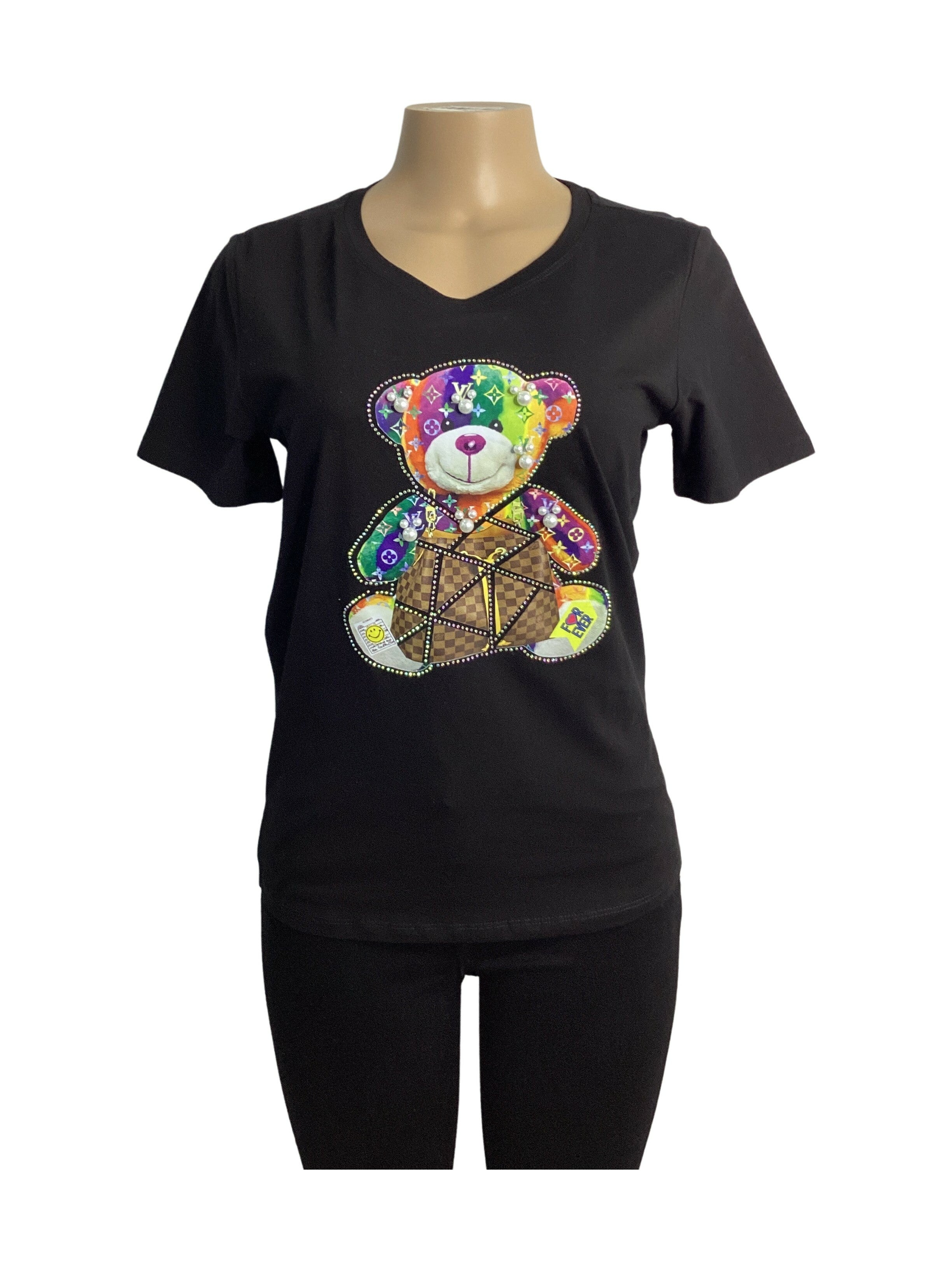 Rainbow Teddy Bear Fashion Tee - Closet Space