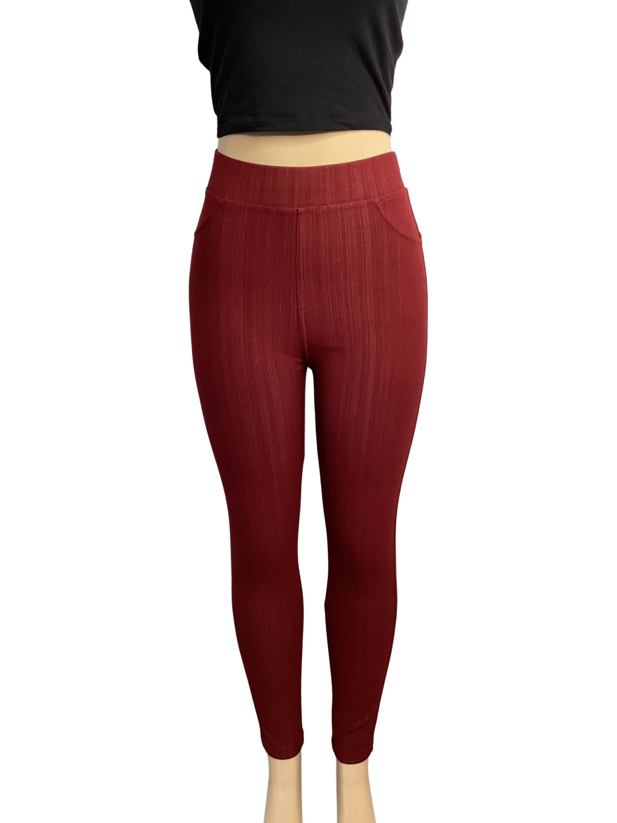 Banded Waist Back Pocket Jeggings - Closet Space