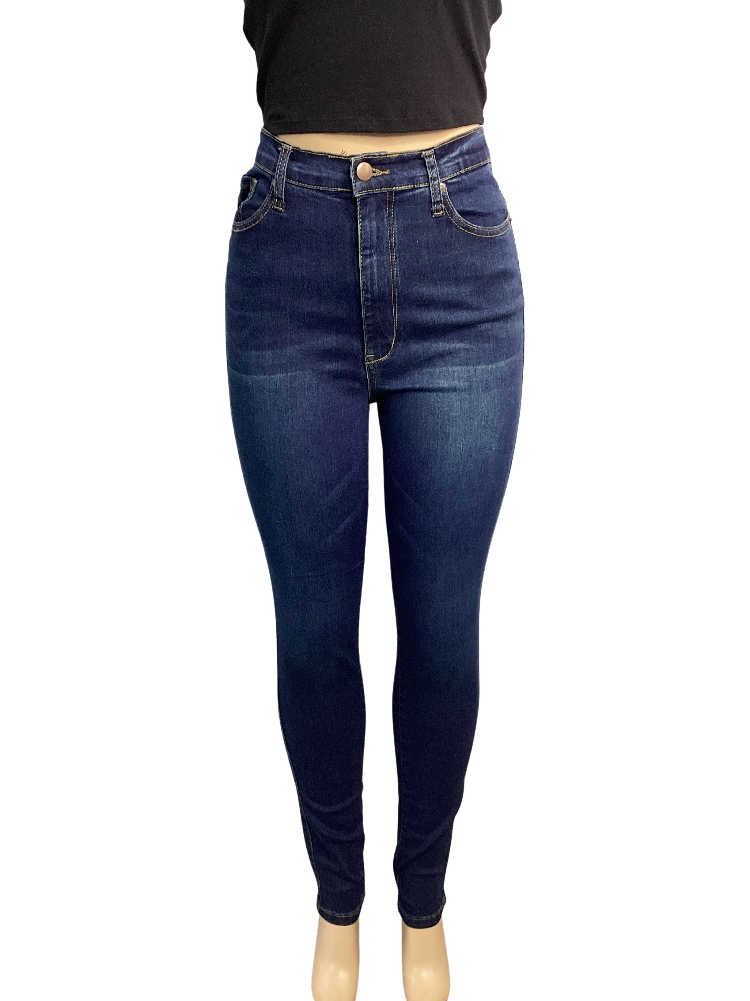 BLUE TURTLE Dark Wash High Rise Skinny Jeans - Closet Space