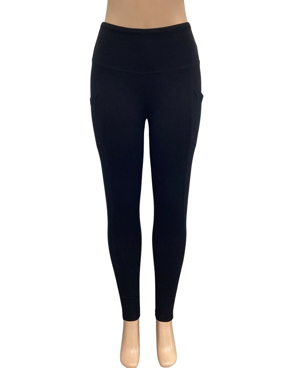 Black Leggings With Pockets - Closet Space