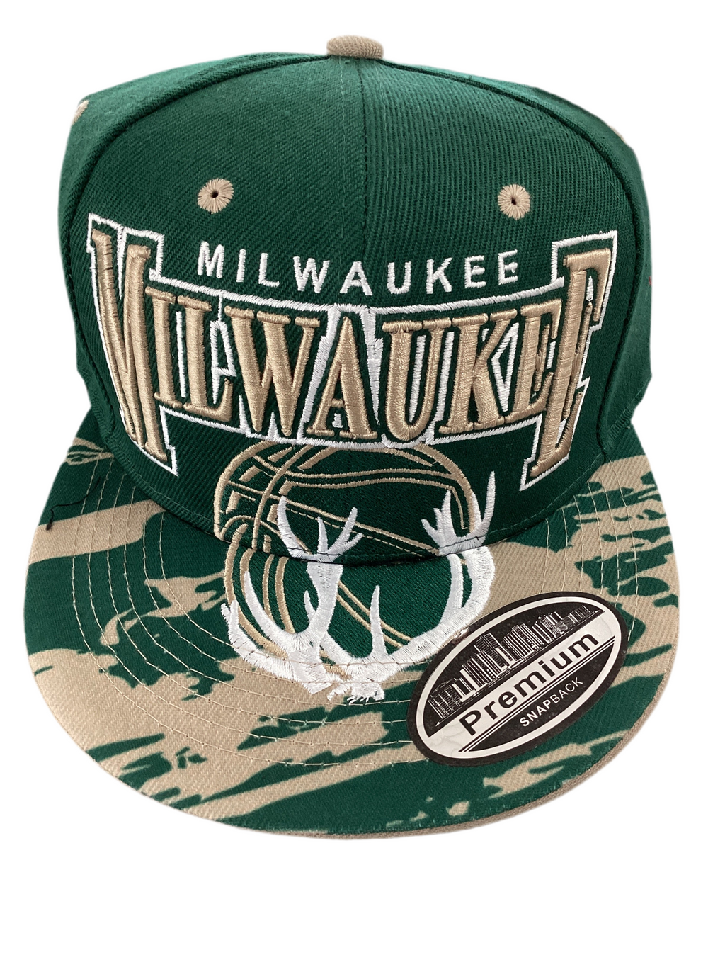 Milwaukee Antler Graphic Snapback Hat