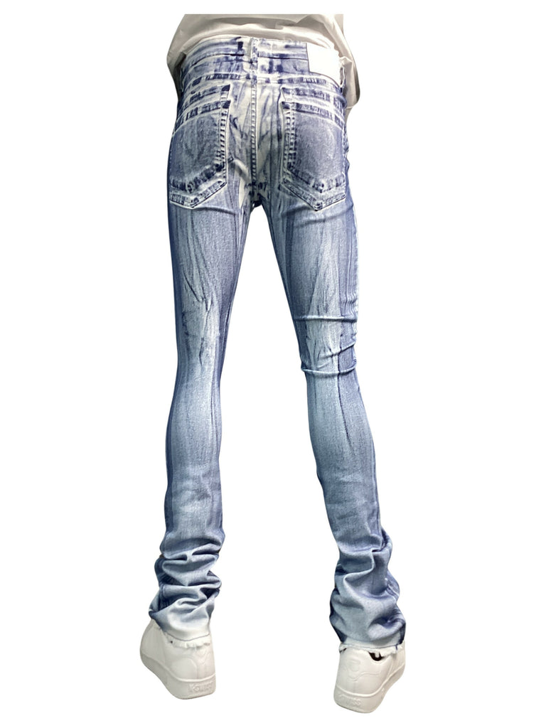 PURE REIGN Acid Wash Light Denim Skinny Jeans - Closet Space