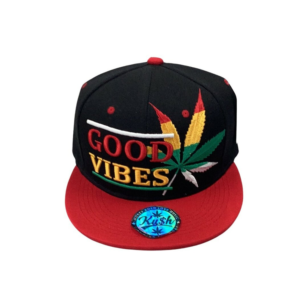 Good Vibes Kush SnapBack Baseball Cap - Closet Space