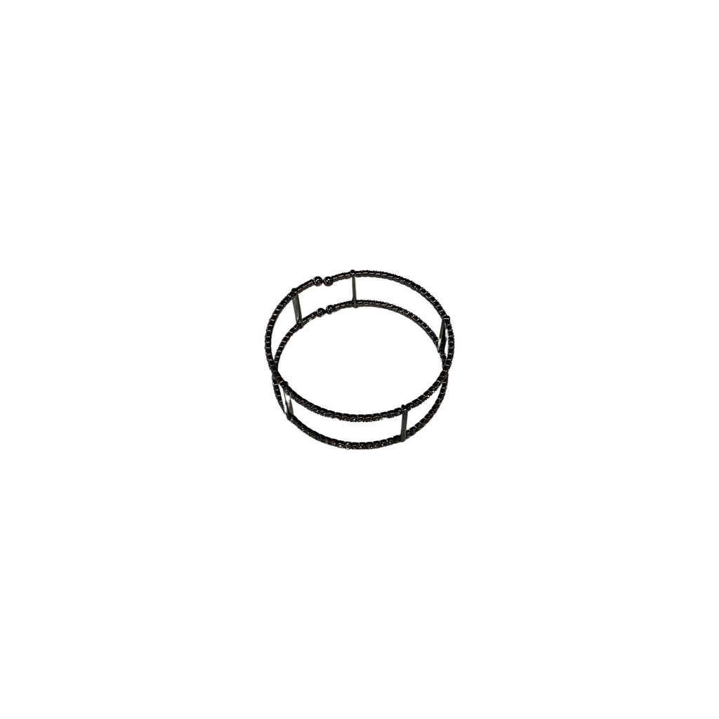 Crystal Double Bar Cuff Braclet - Closet Space