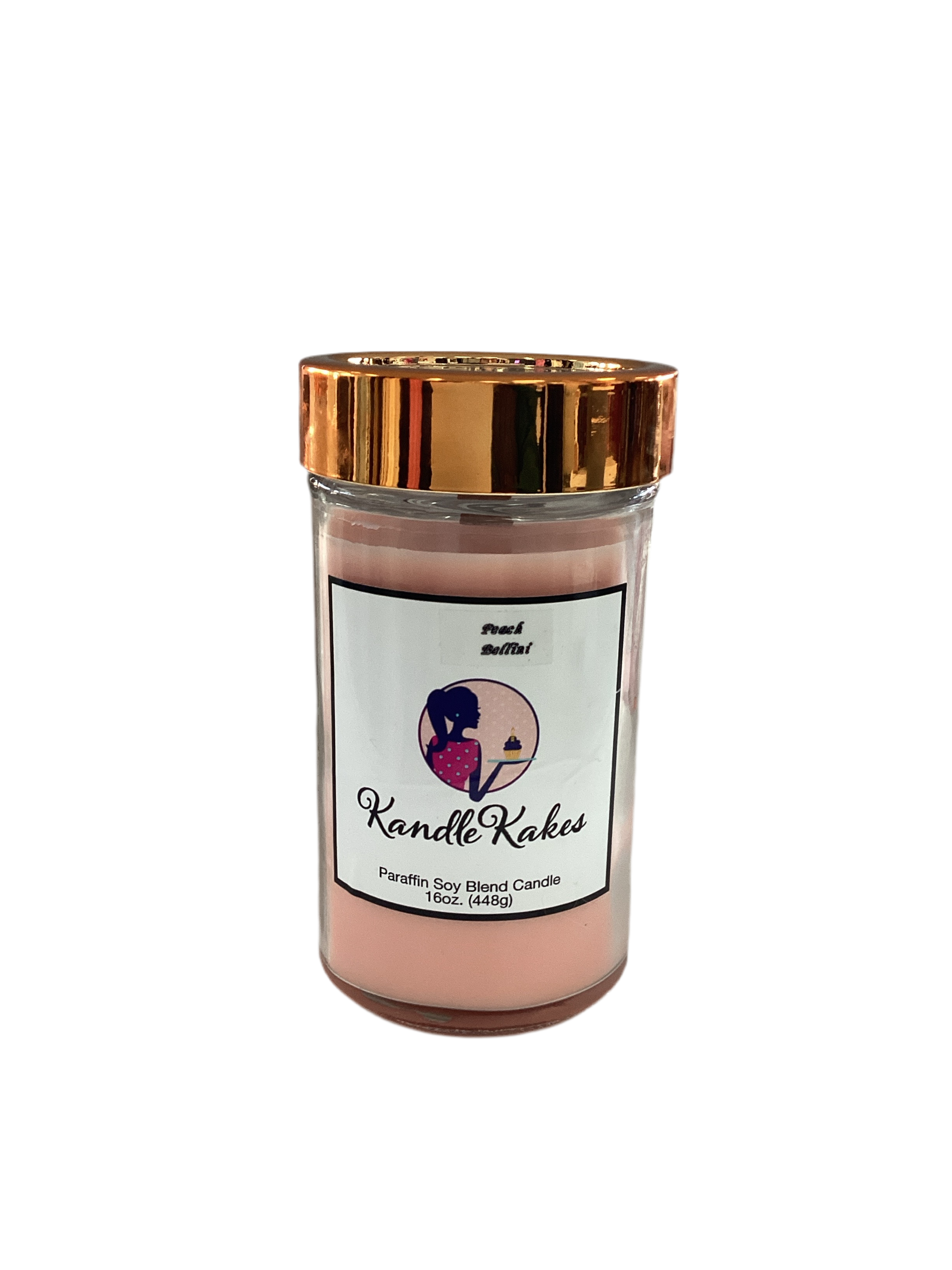 Peach Bellini Tall Soy Candle
