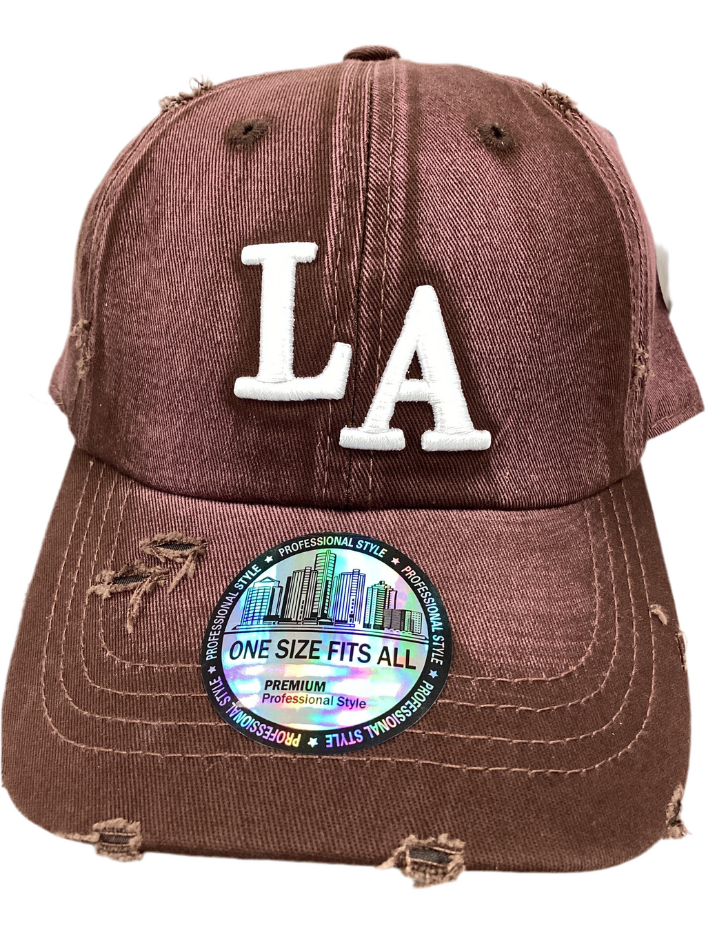 Distressed LA Logo Dad Hat