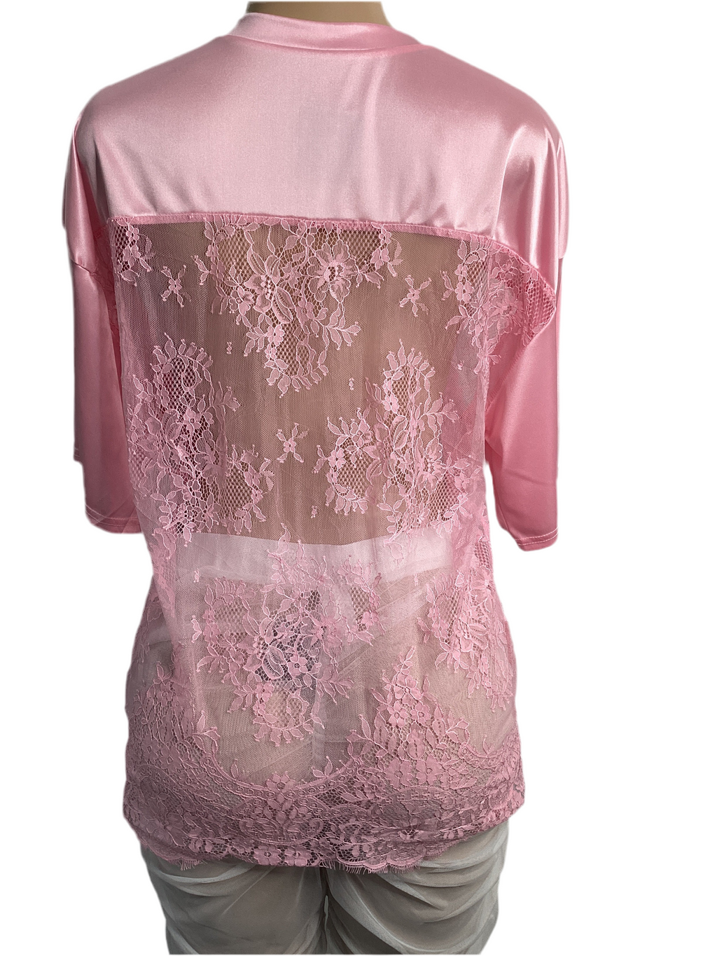 Lace Oversized Jersey