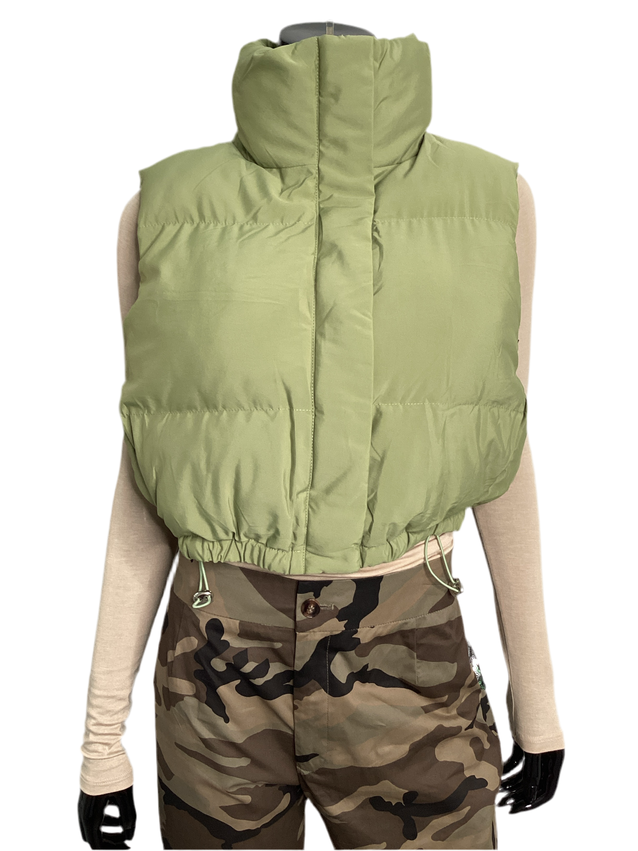 Puffer Cropped Vest