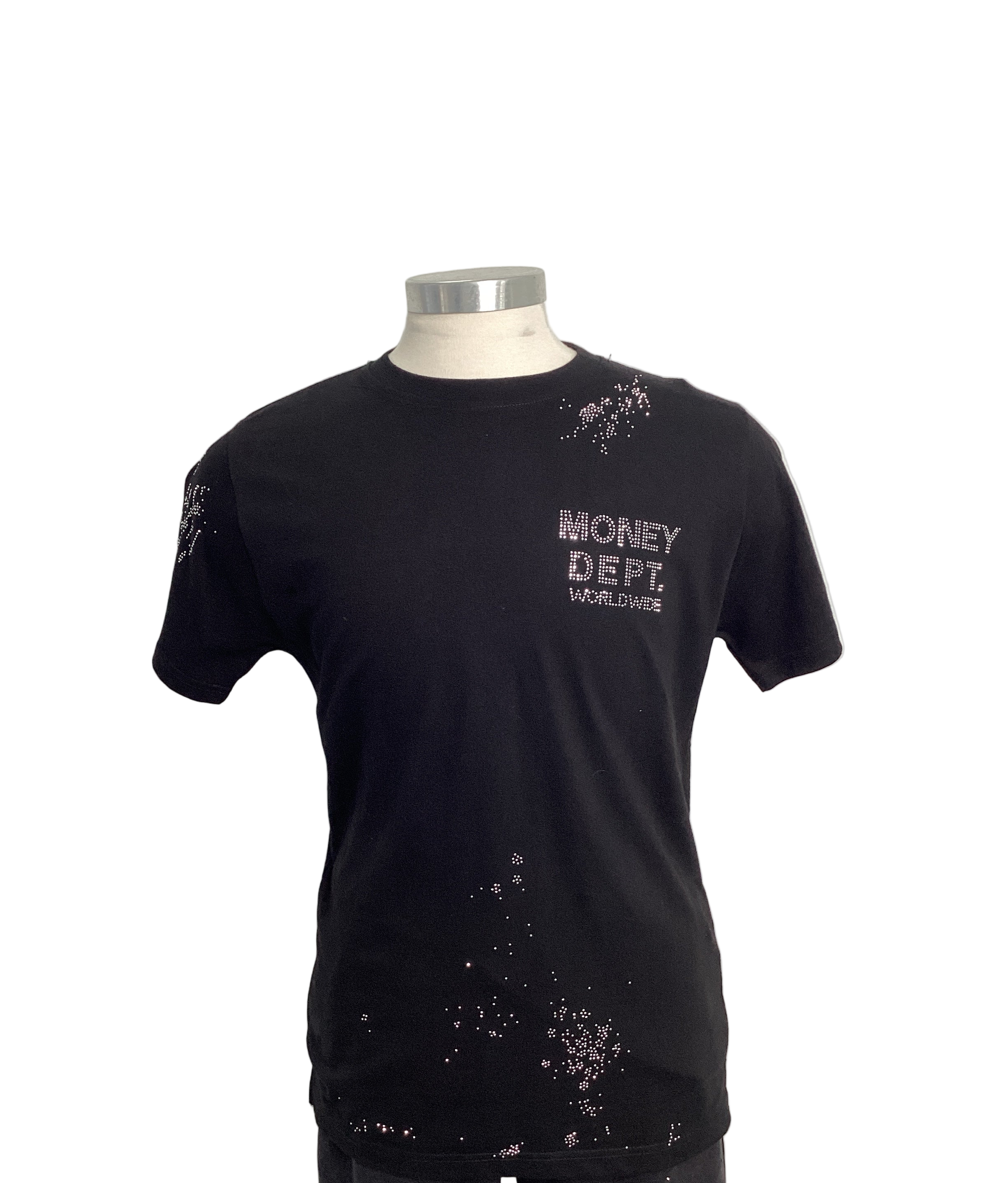 Rhinestone "Money Dept" Graphic Tee