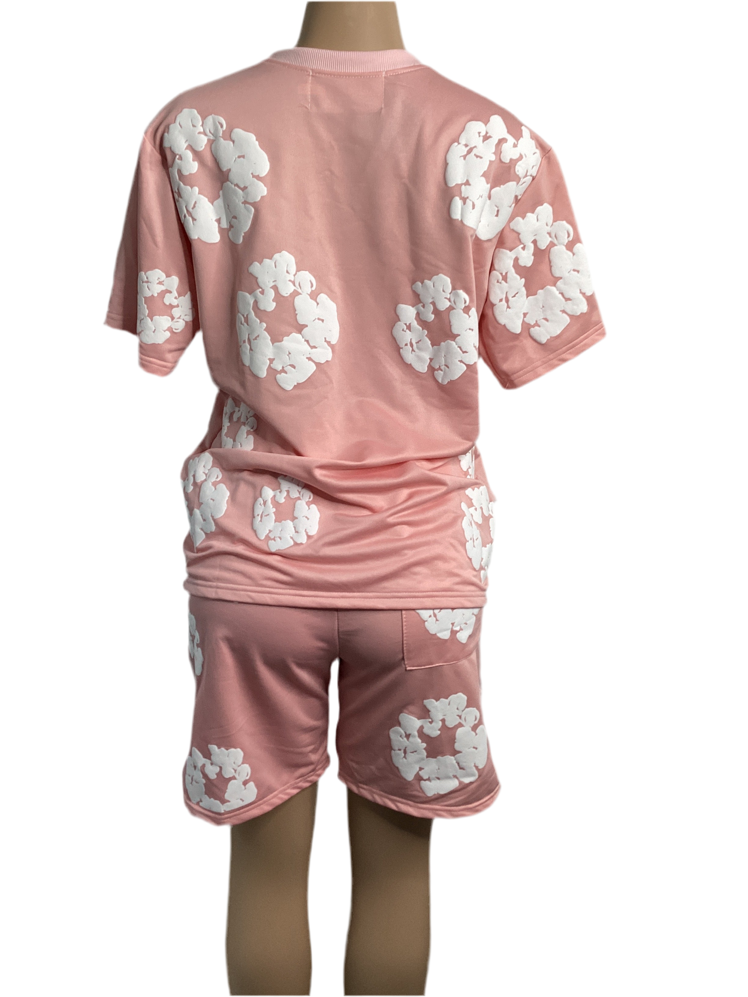 All Over Flower Short Set