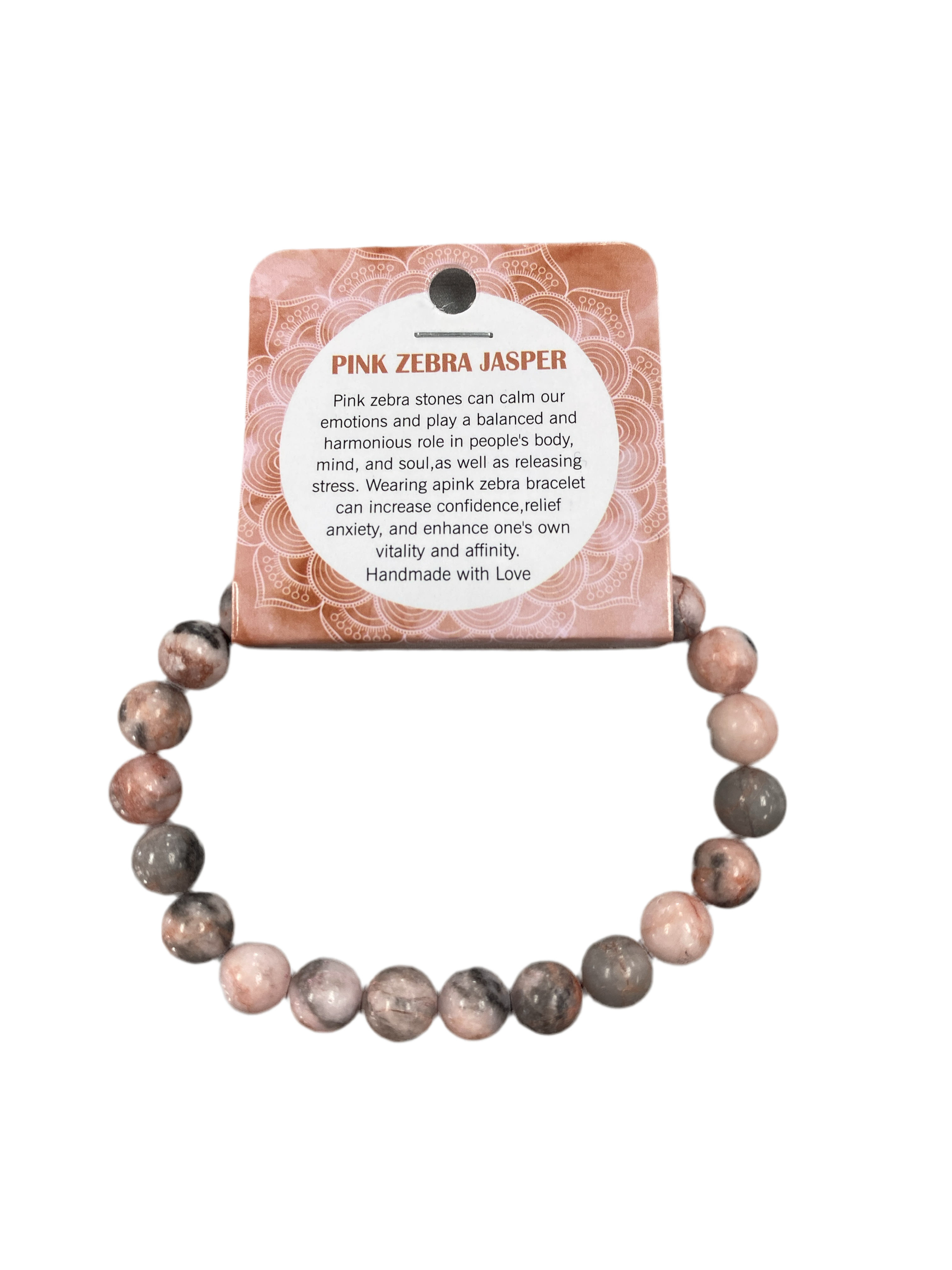 Pink Zebra Jasper Bracelet