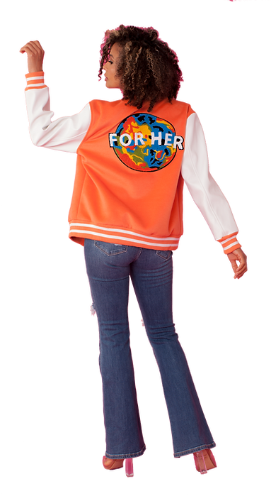 CURVY - For Her Varsity Jacket - Closet Space
