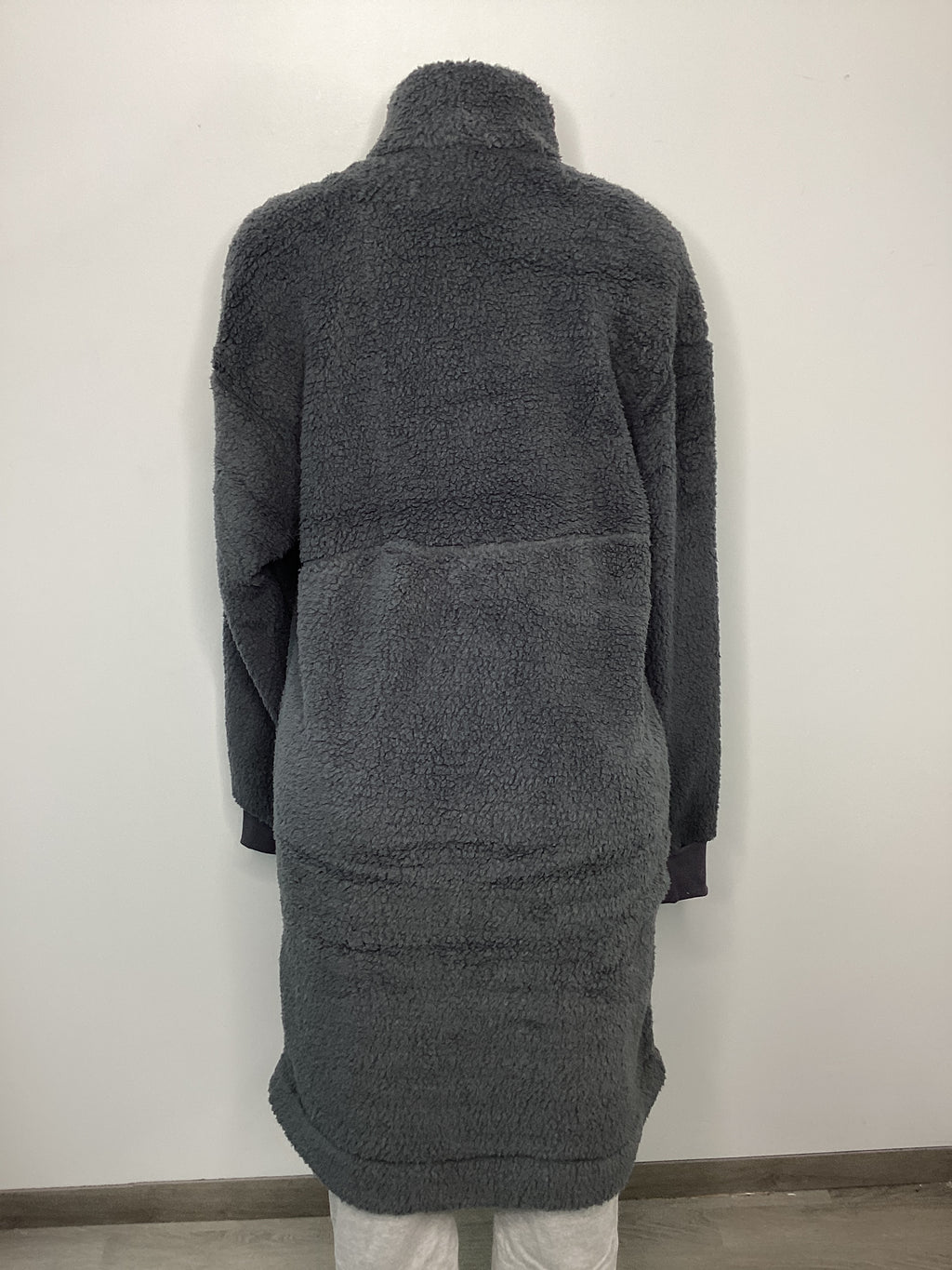 Casual Morning High-Neck Sherpa Jacket - Closet Space