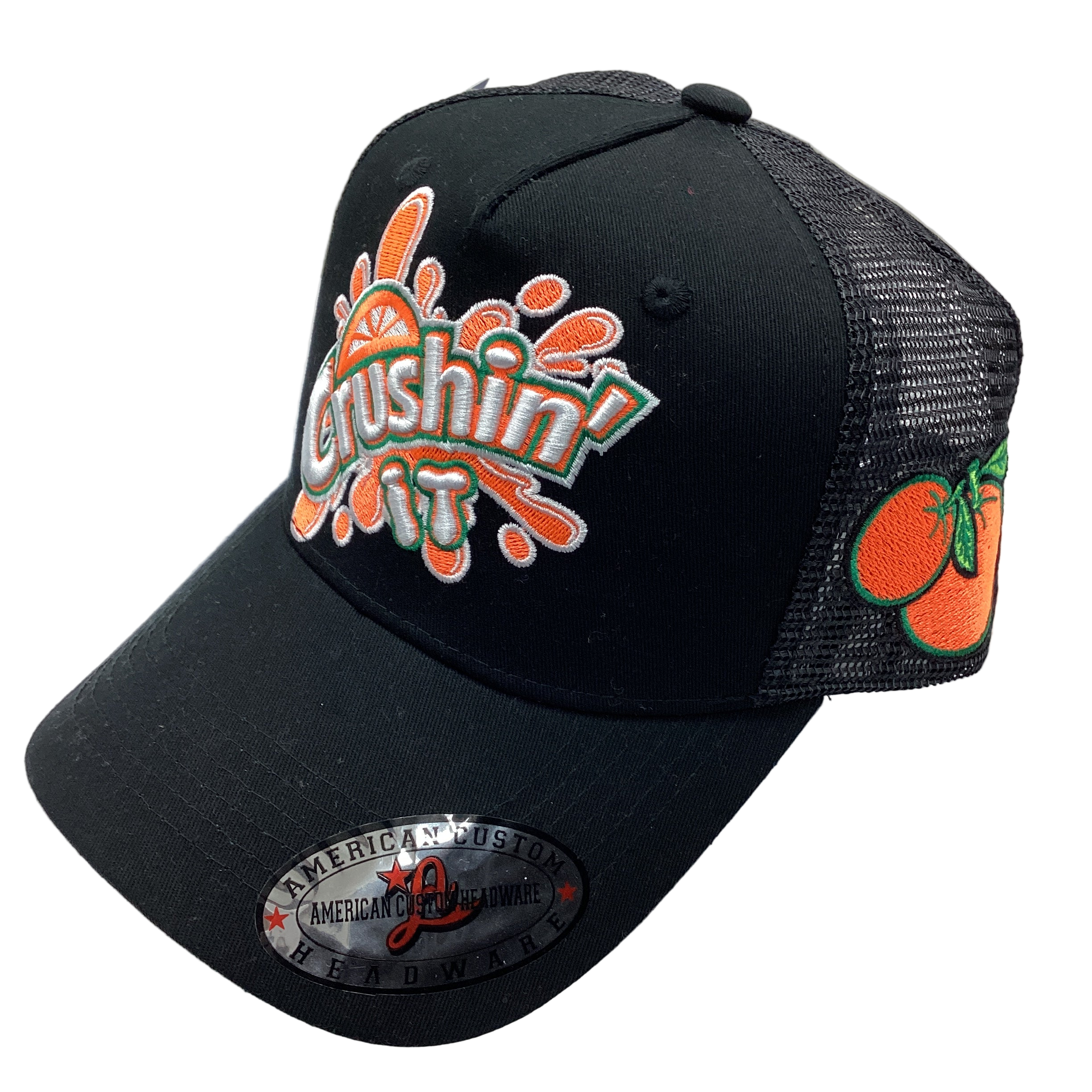 Crushin' It Orange Trucker Hat