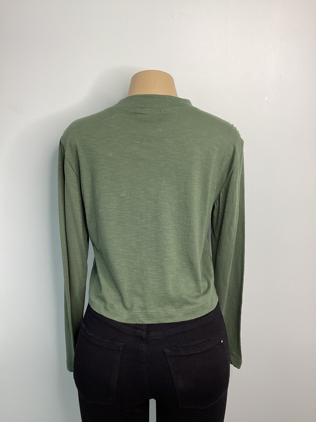 Mock Neck Basic Boxy Tee - Closet Space
