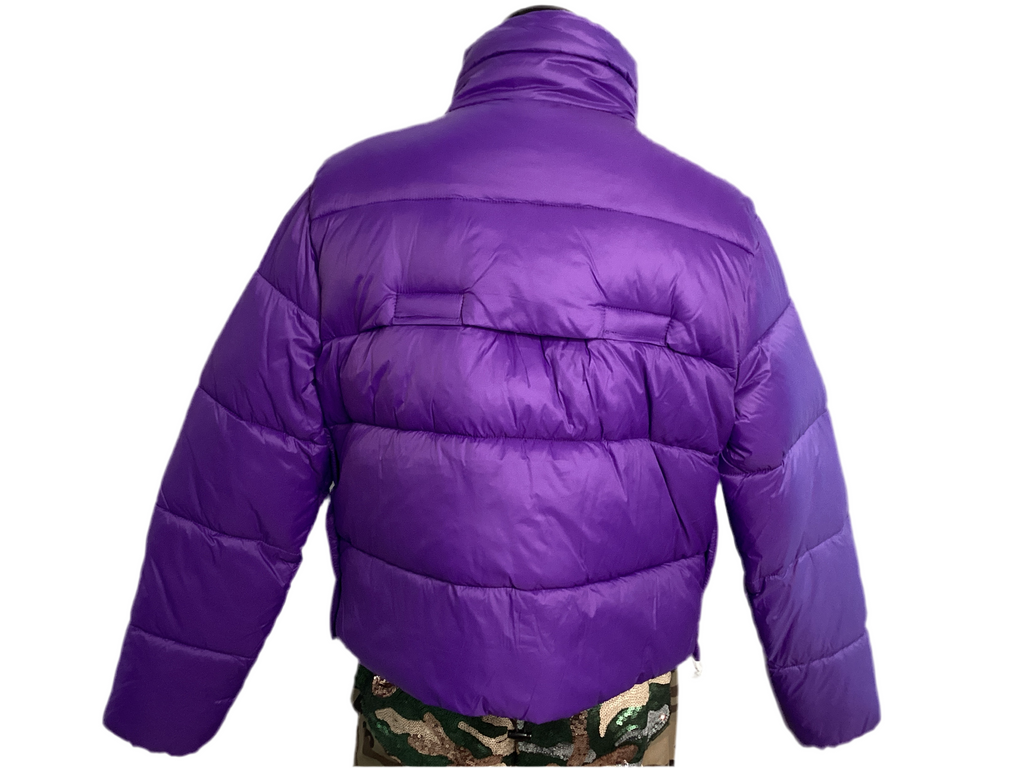 Cropped Quilted Puffer Jacket