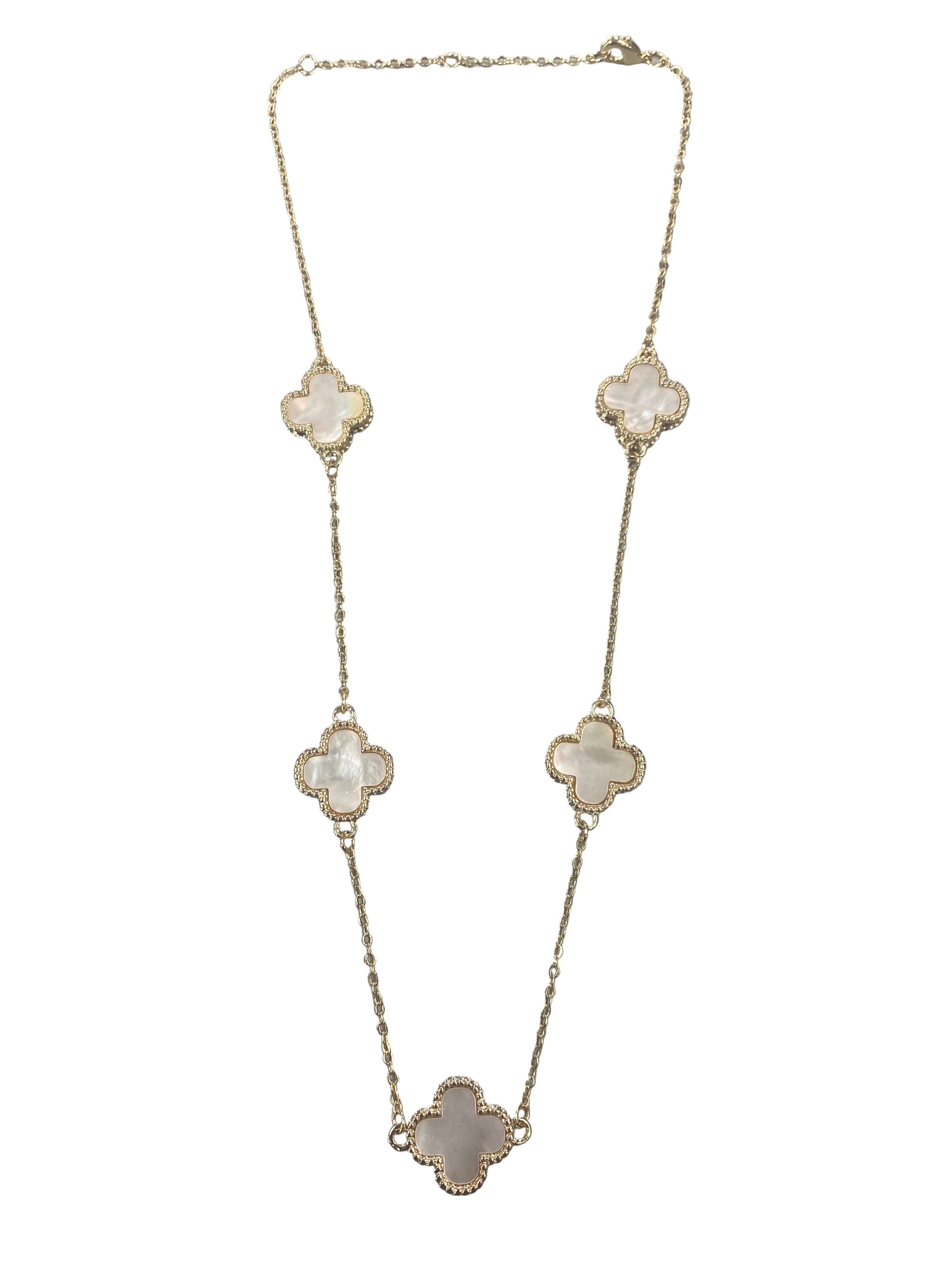 Clover Station Necklace