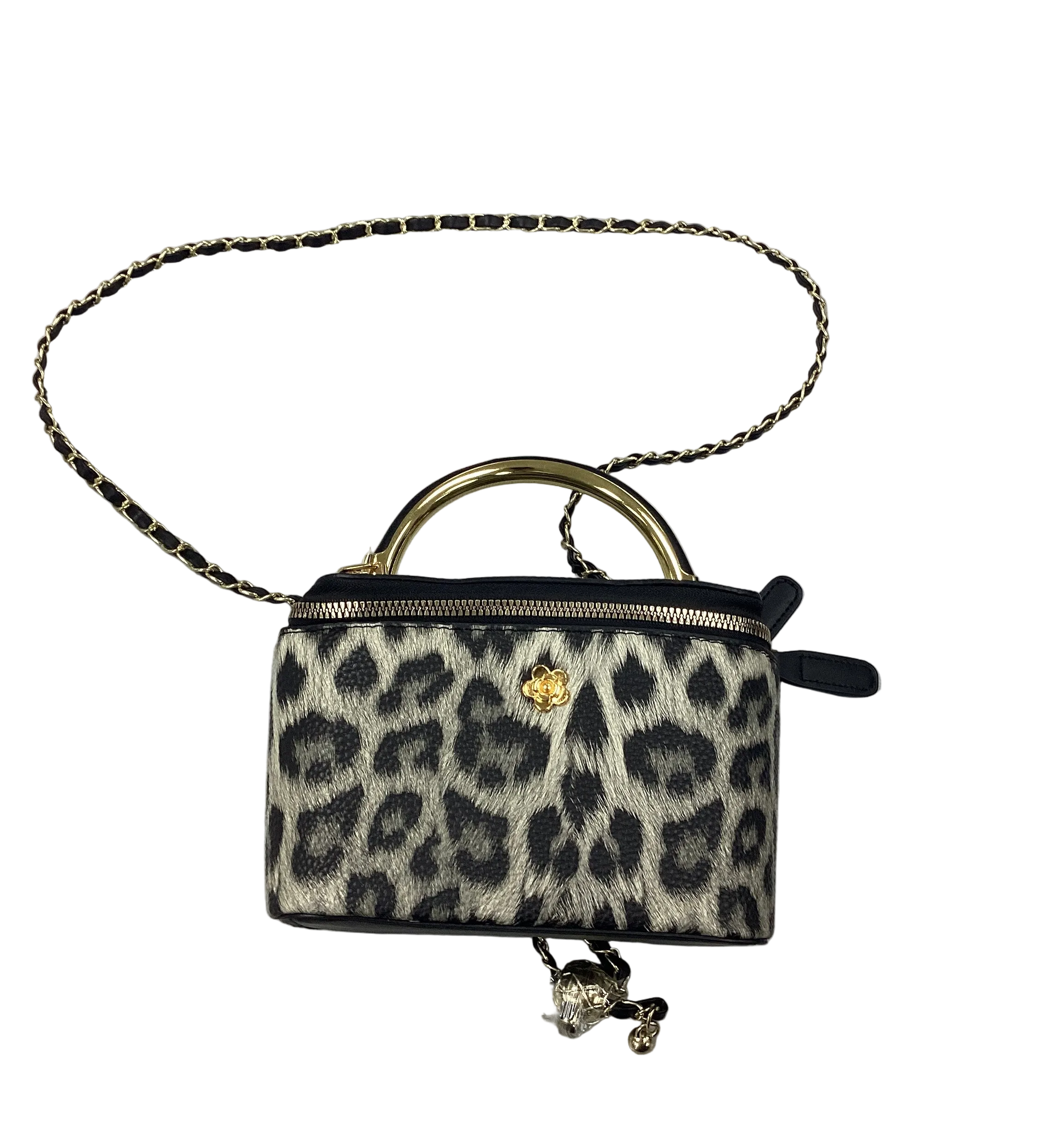 Cheetah Print Mini Crossover Bag