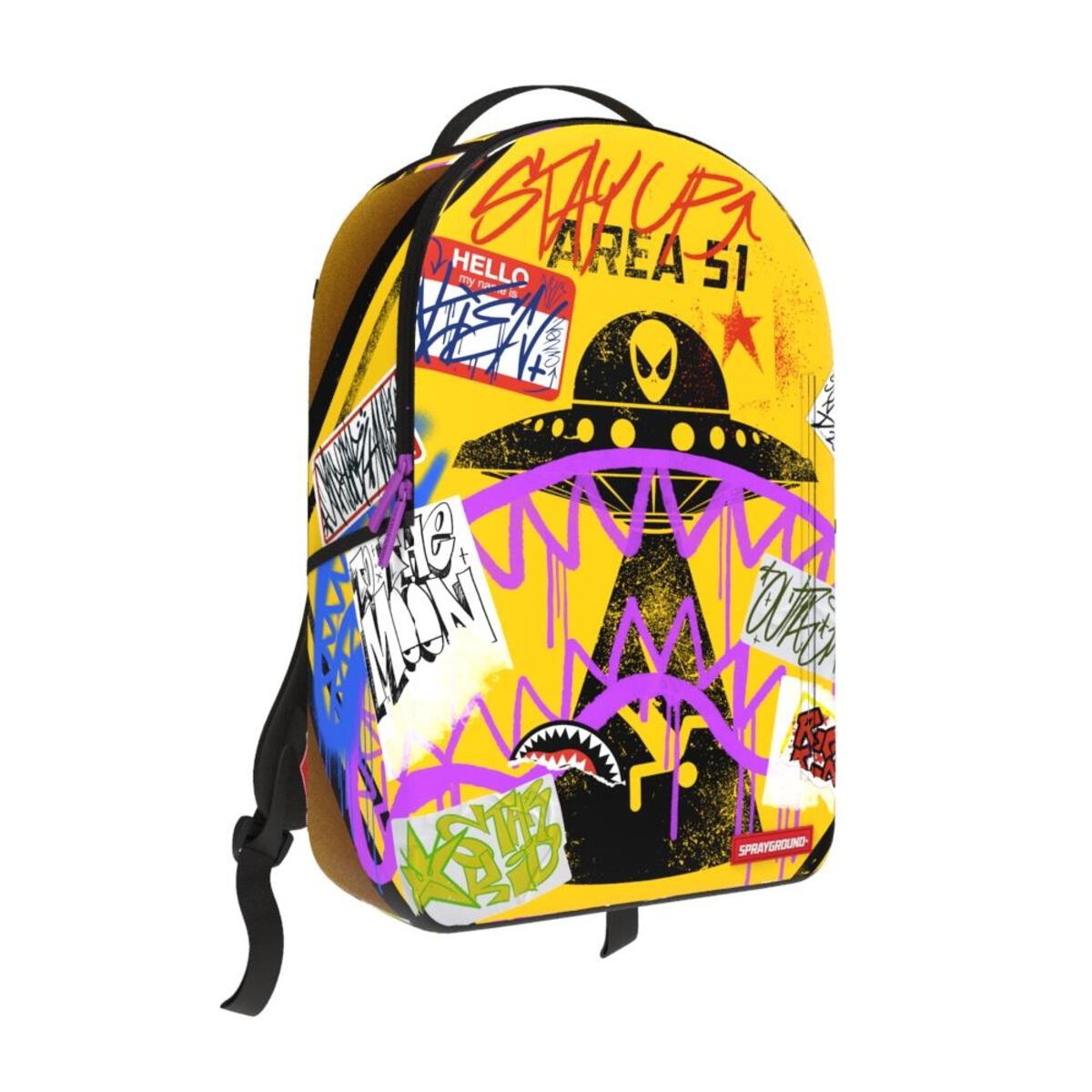 SPRAYGROUND Alien Trashed Sign Backpack