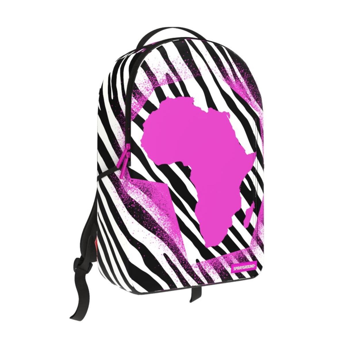 SPRAYGROUND AI Pink Africa Zebra Backpack - Closet Space
