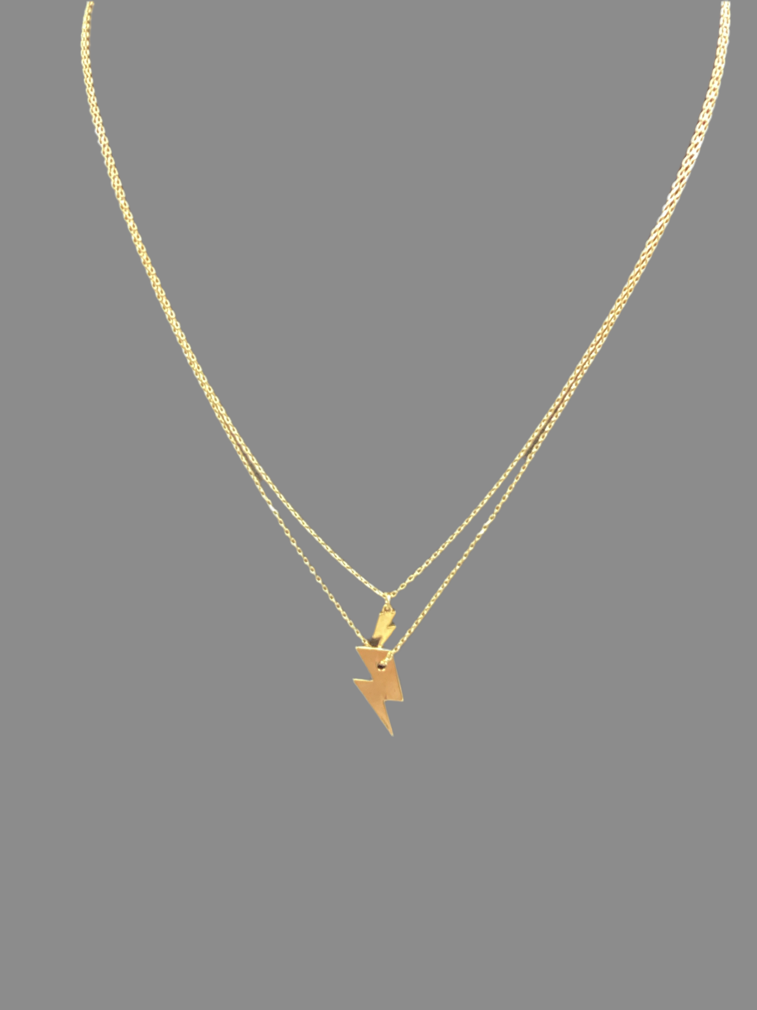 Double Layer Lightning Necklace
