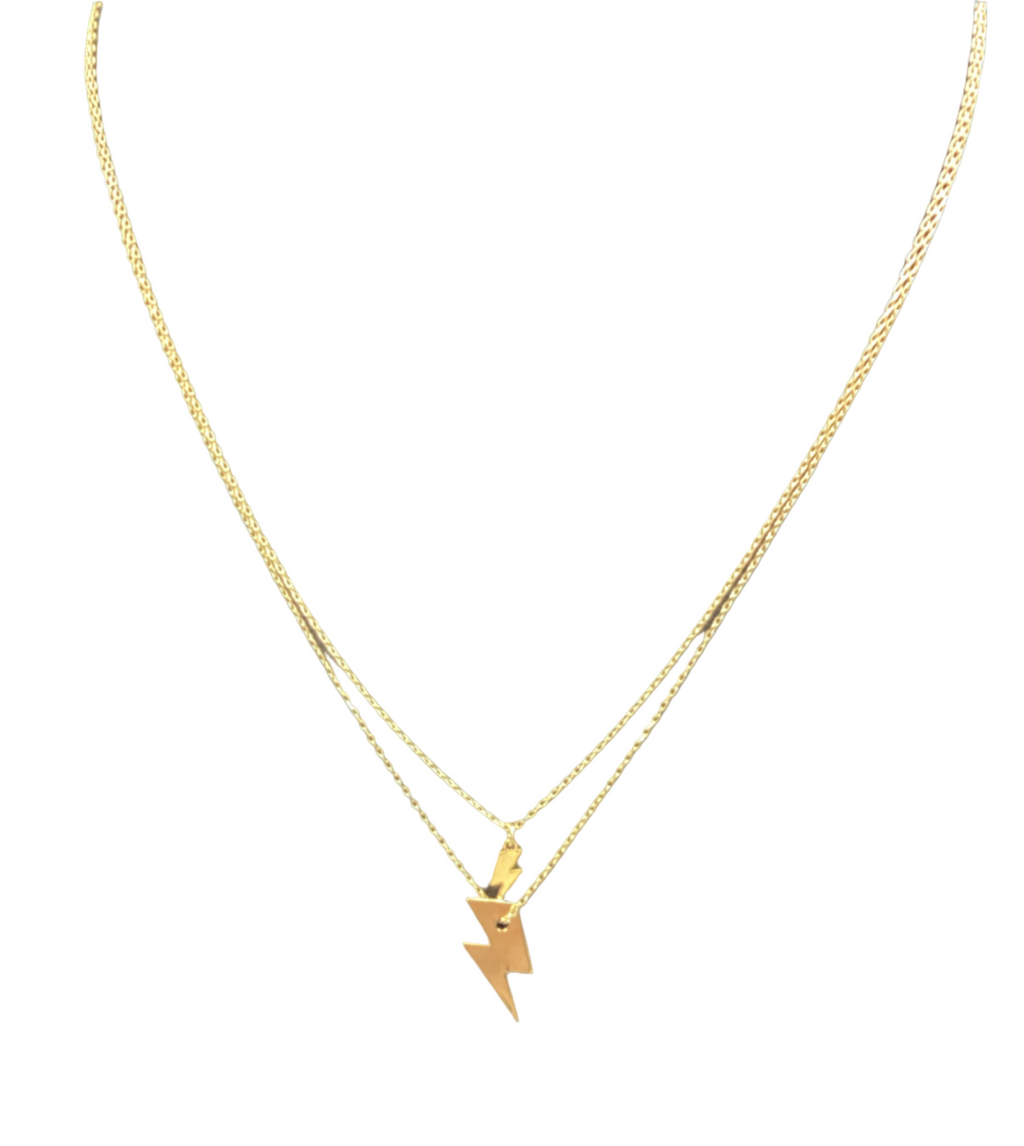 Double Layer Lightning Necklace