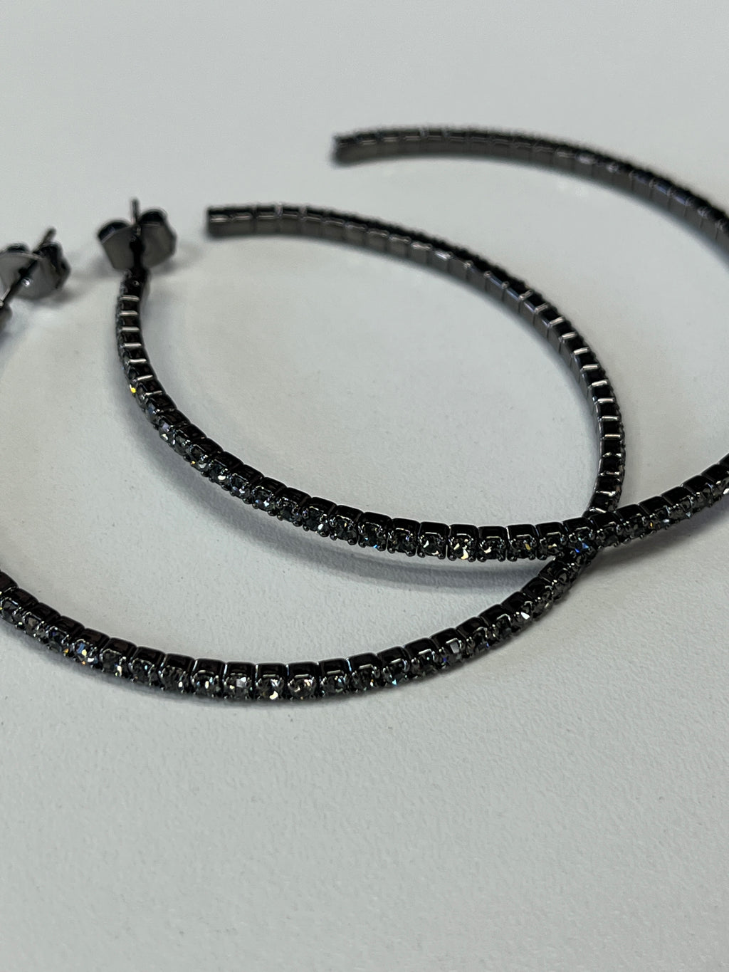 Crystal Large Hoop - Closet Space