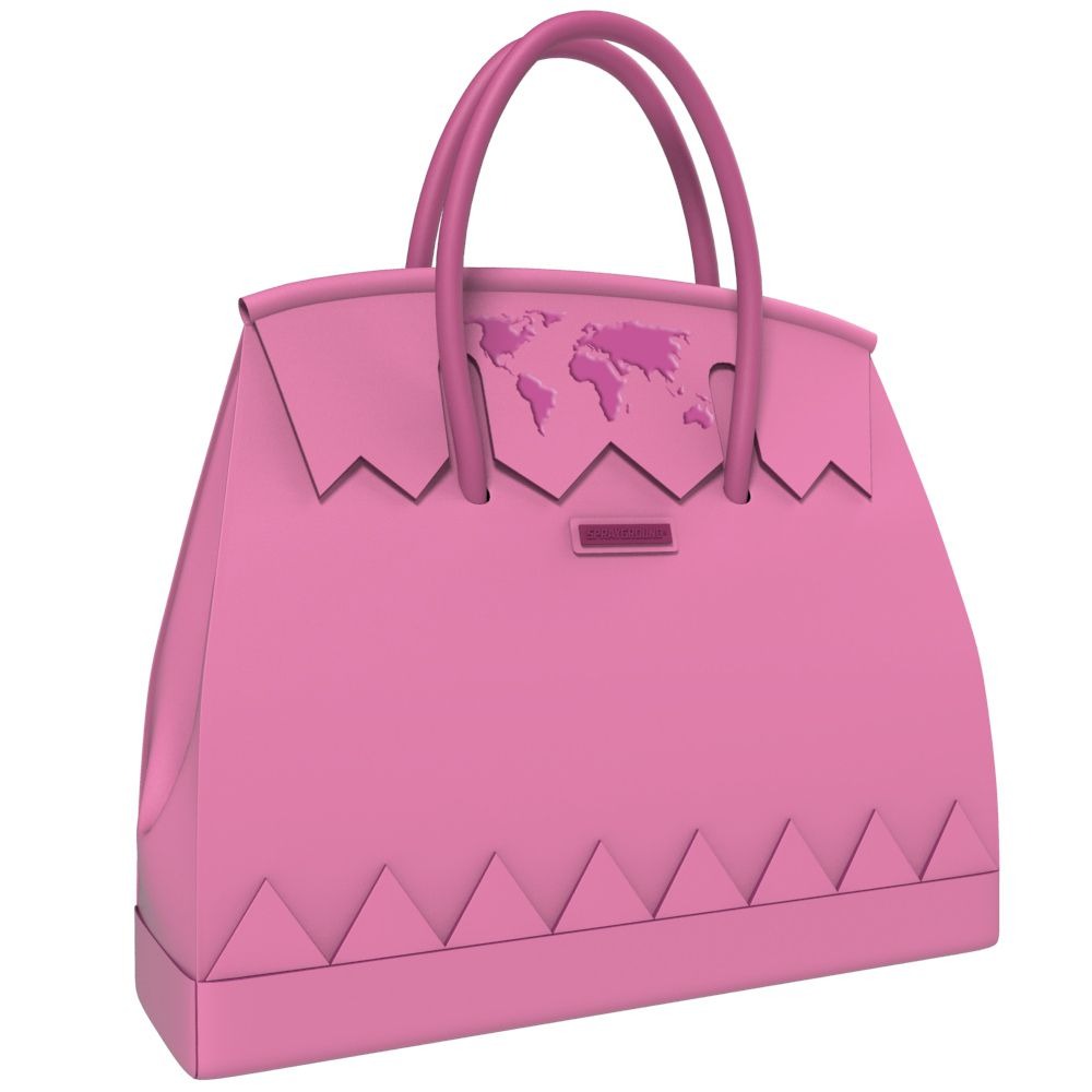 SPRAYGROUND - James Global Pink Spirkin Handbag