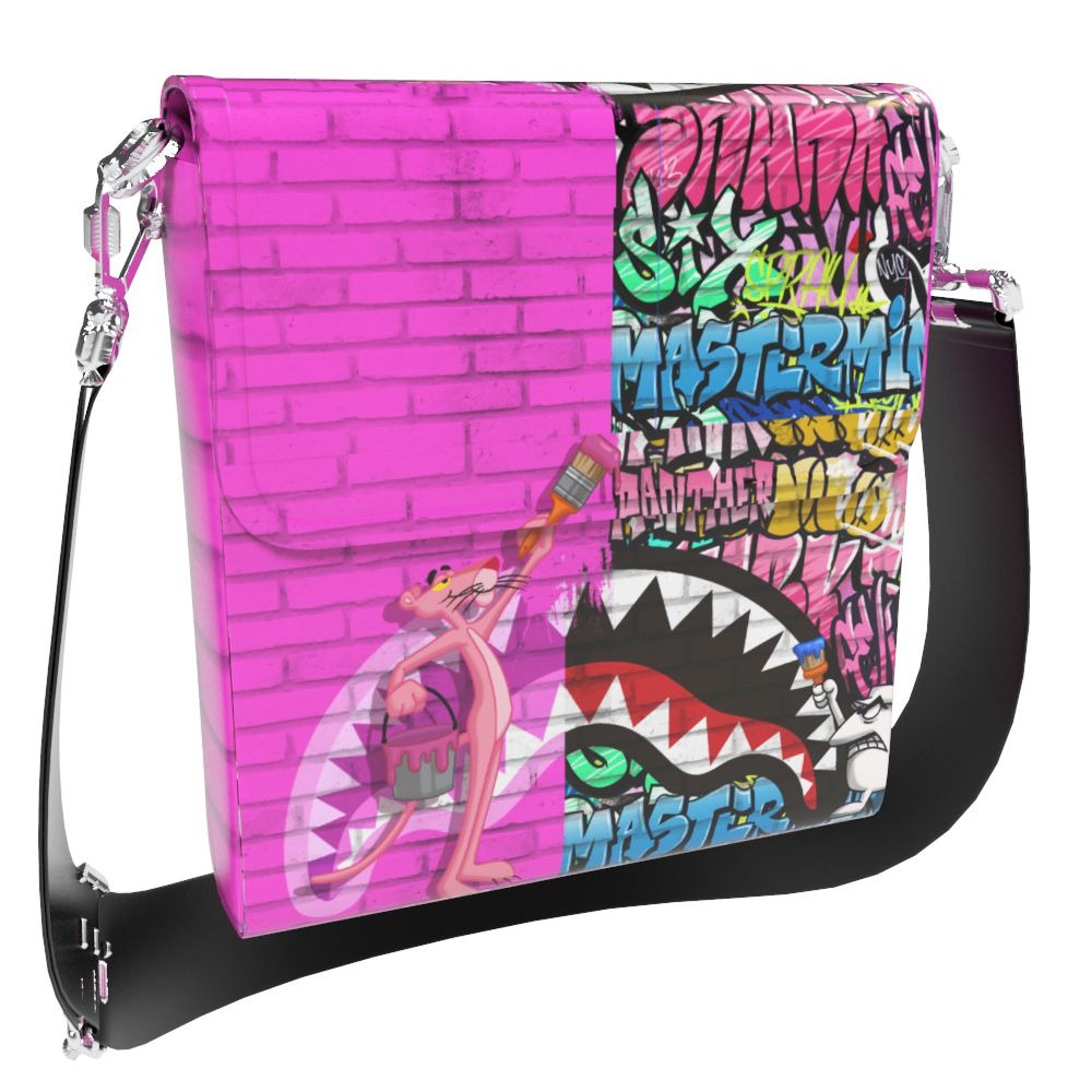 SPRAYGROUND - Pink Panther Painting Messenger Sling