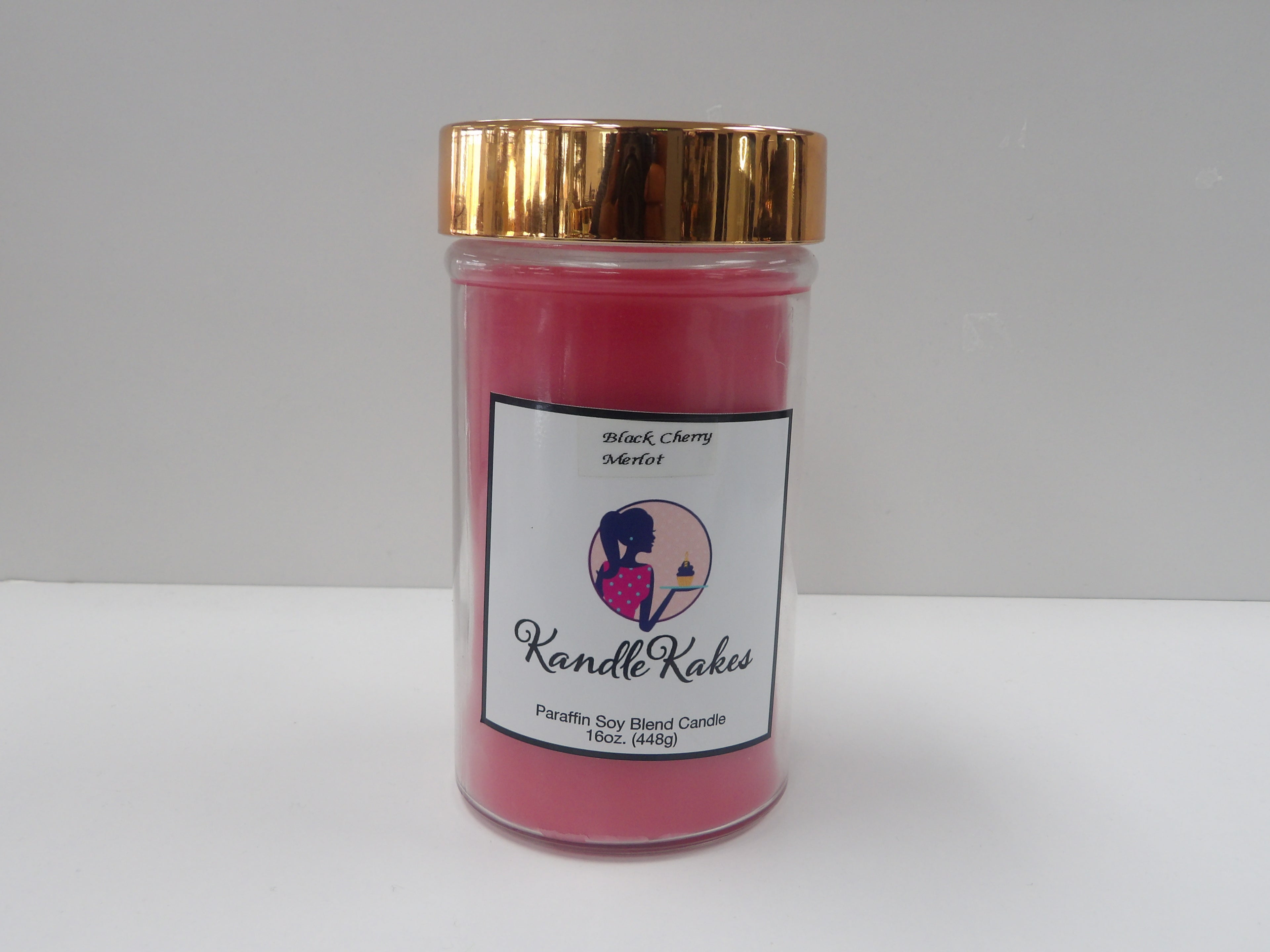 Black Cherry Merlot Tall Soy Candle