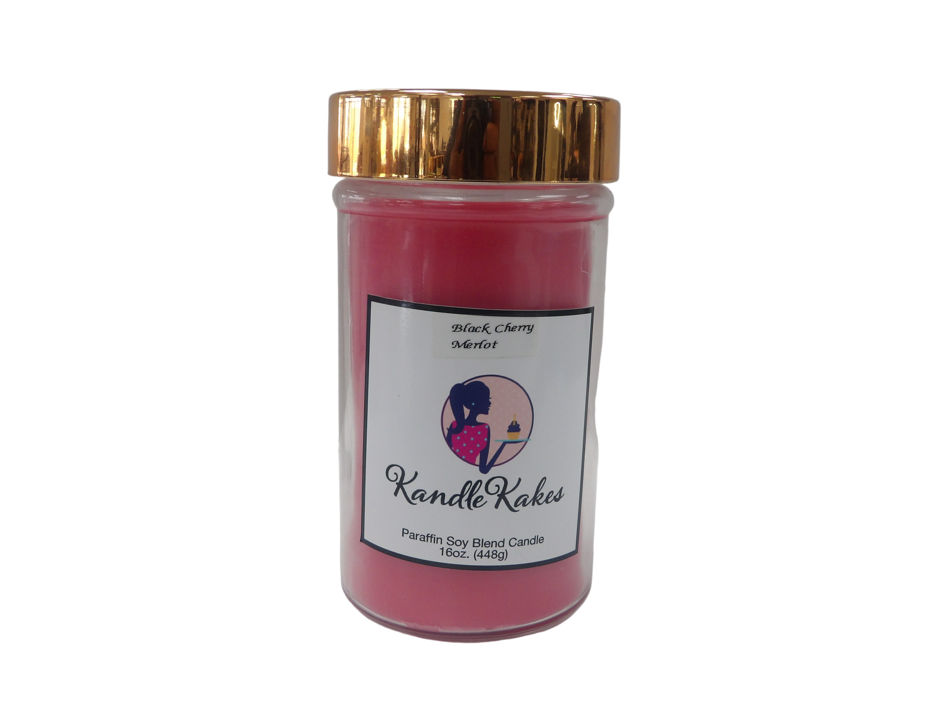 Black Cherry Merlot Tall Soy Candle