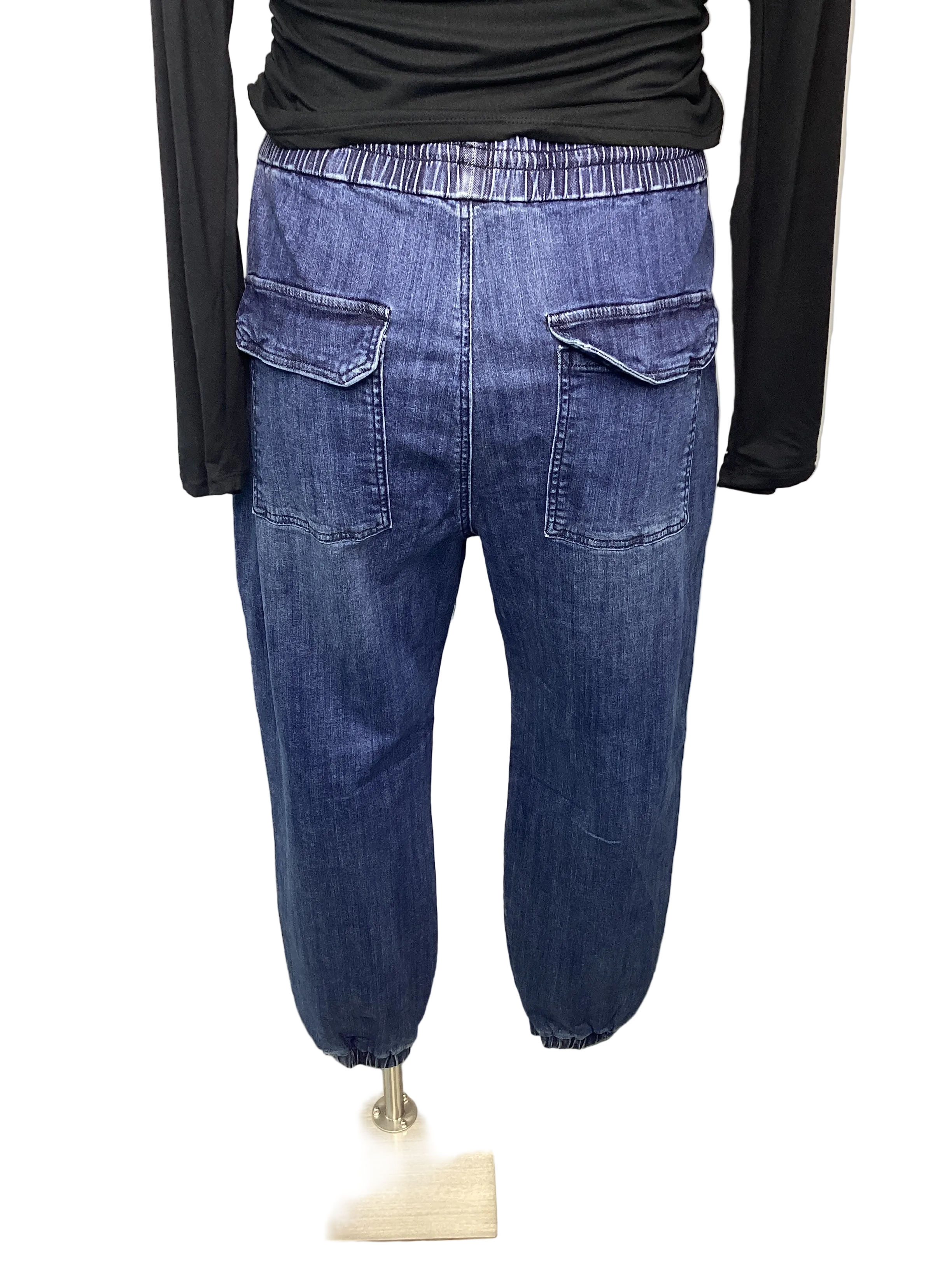 Curvy- High Wasted Jogger With Zipper