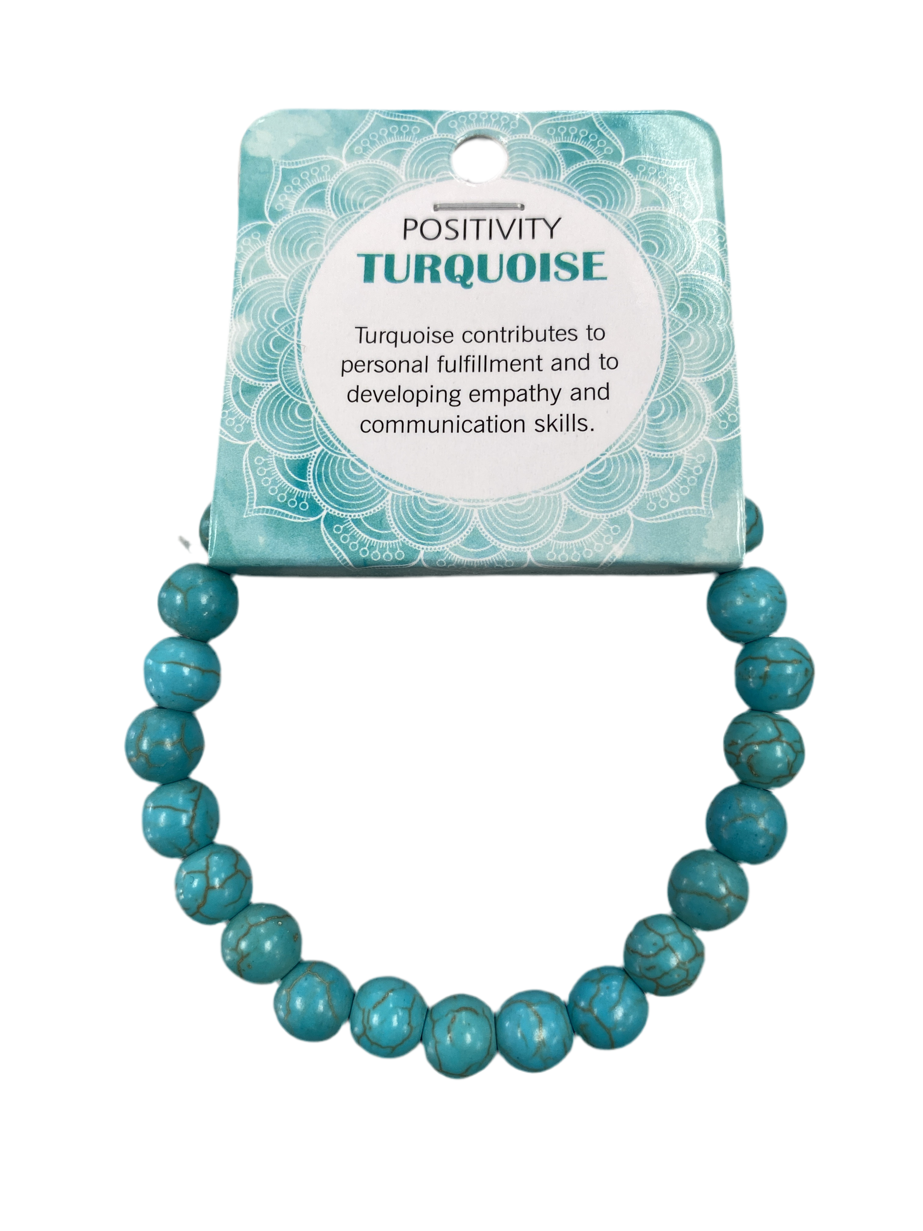 Turquoise Positivity Bracelet