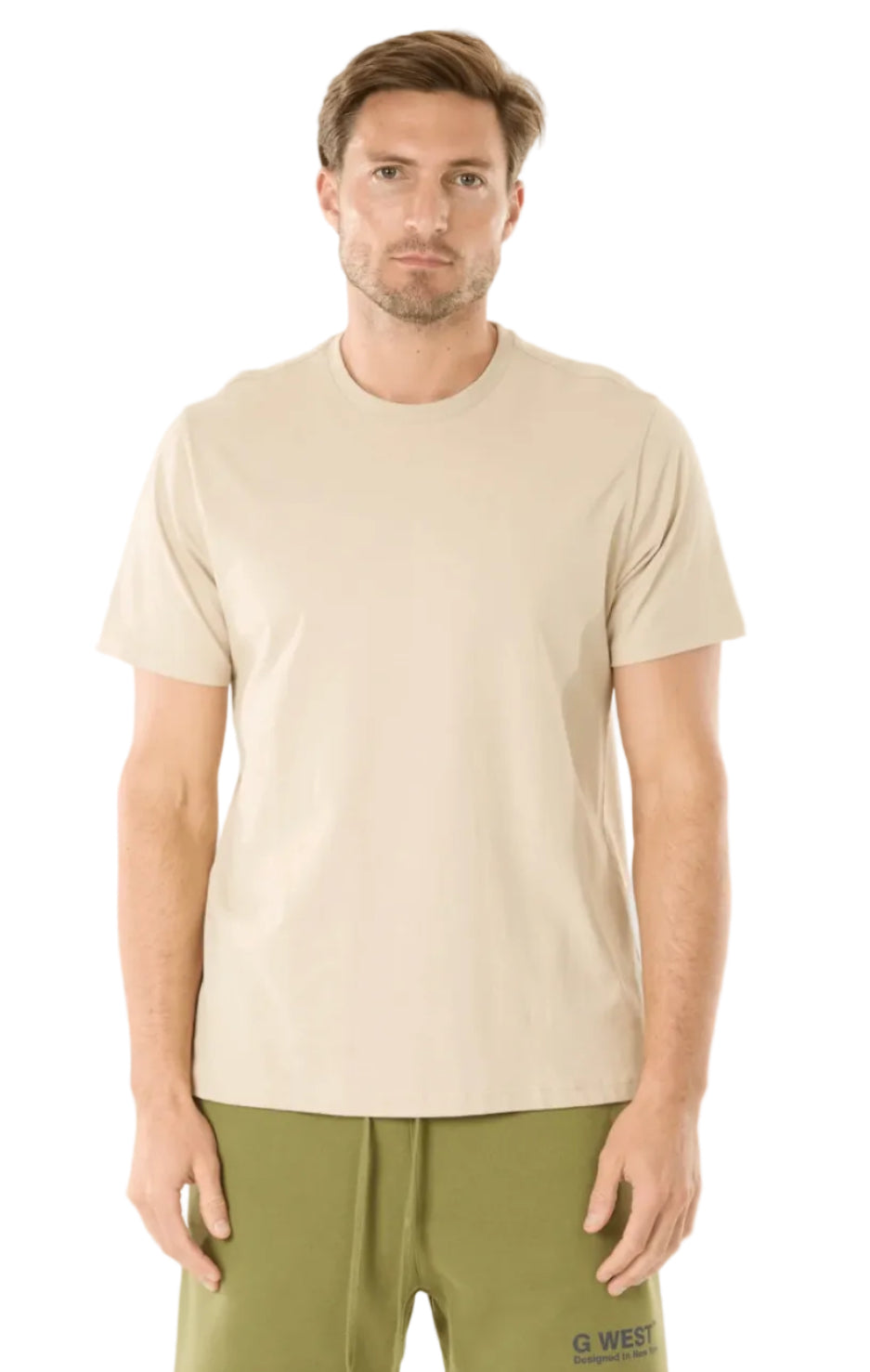 Mens Solid Crew Neck Tee - Closet Space