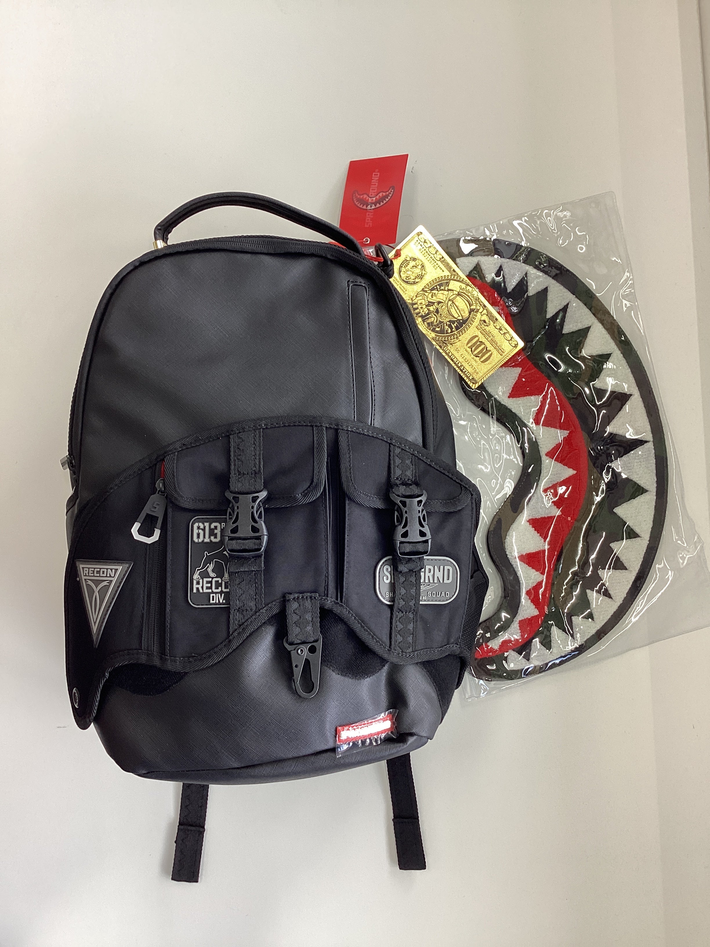 SPRAYGROUND Velcro Sharks DLXSF Backpack - Closet Space